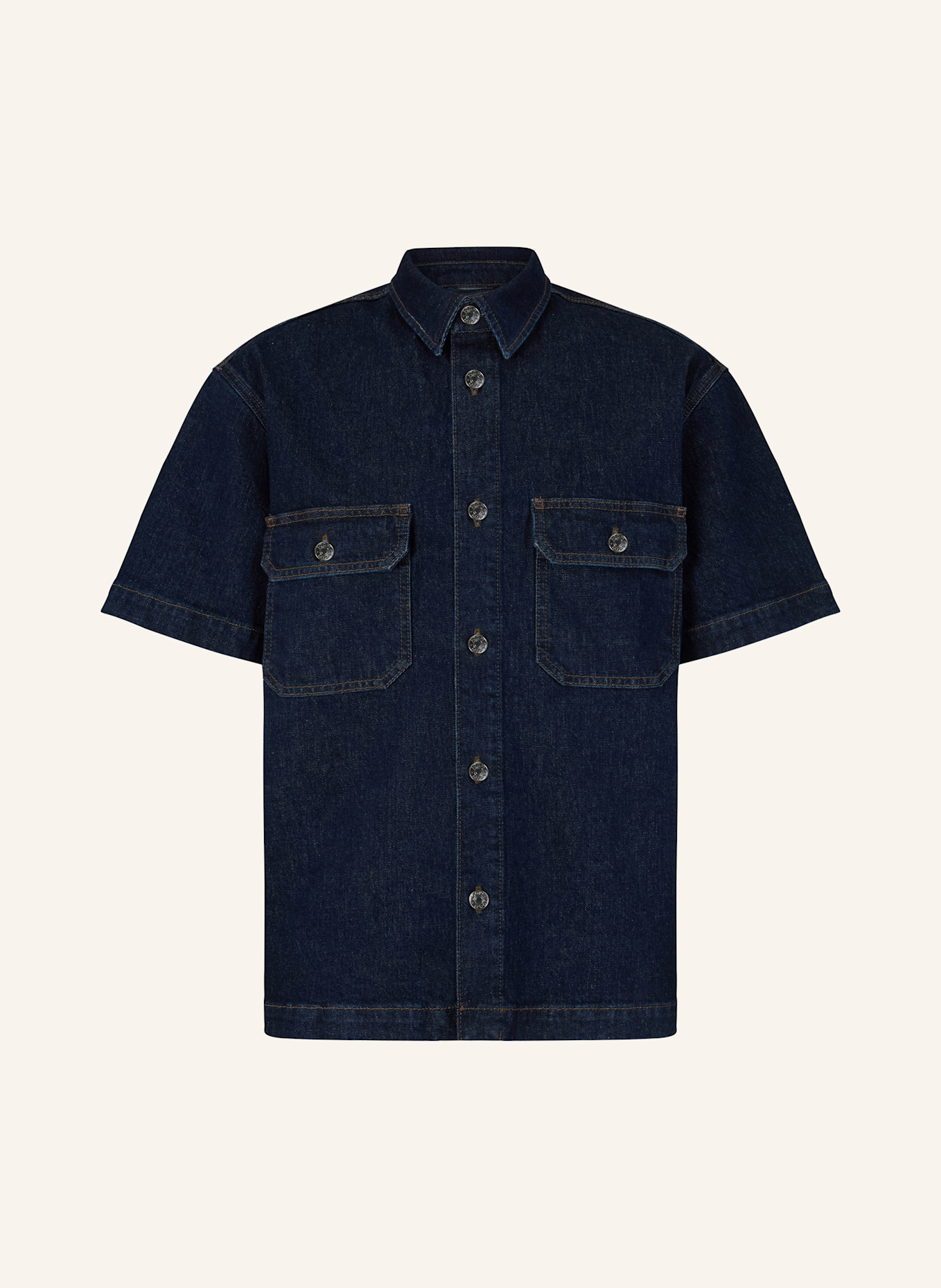 JOOP! JEANS Hemd Casual Fit: DUNKELBLAU