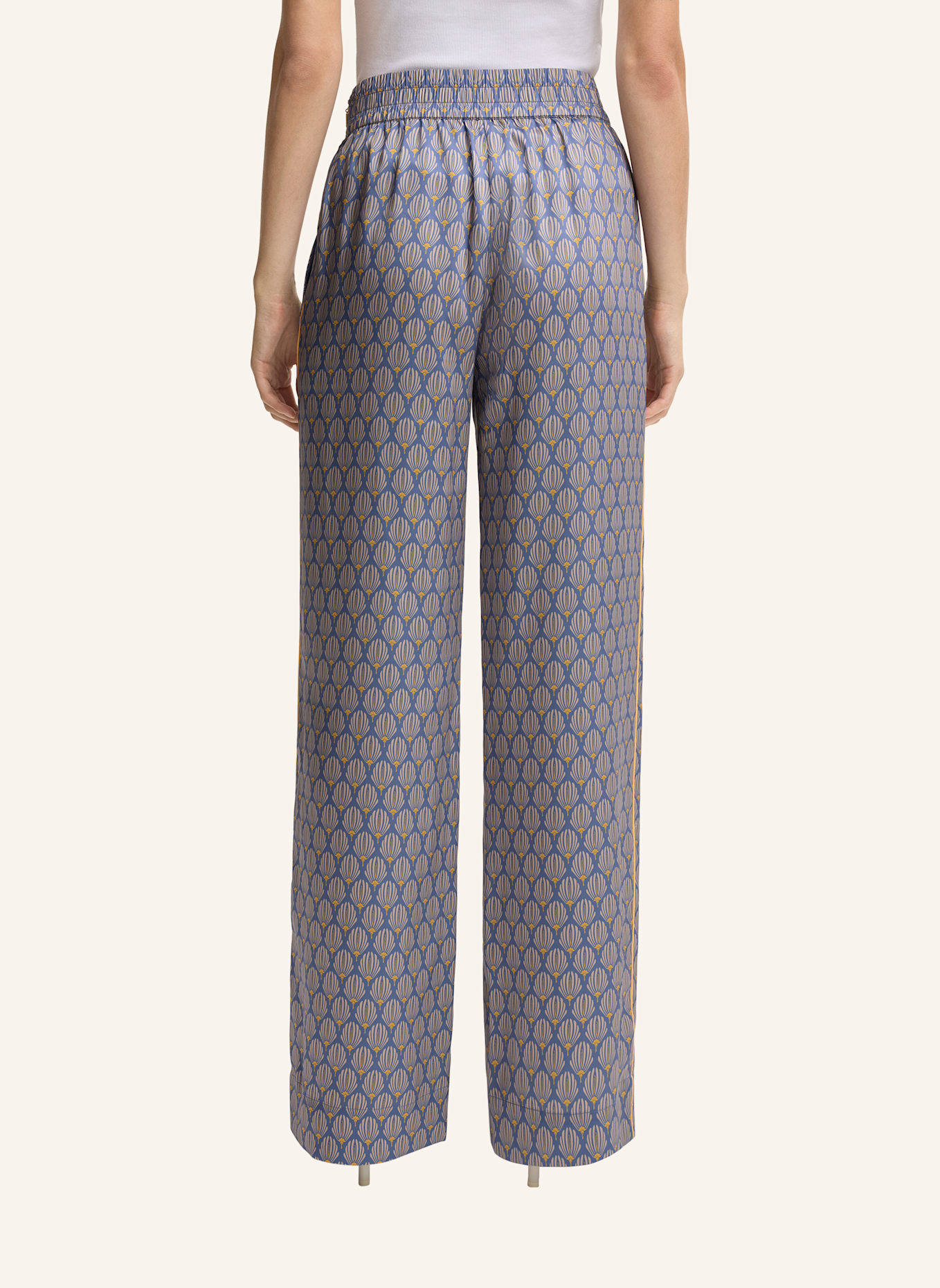 JOOP! Stoffhose: HELLBLAU/ BEIGE/ GELB