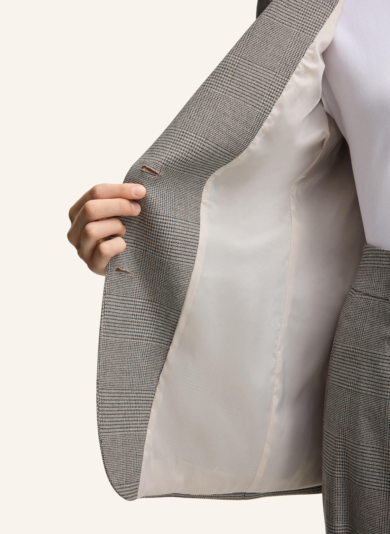 JOOP! Blazer: SCHWARZ/ ECRU/ BEIGE