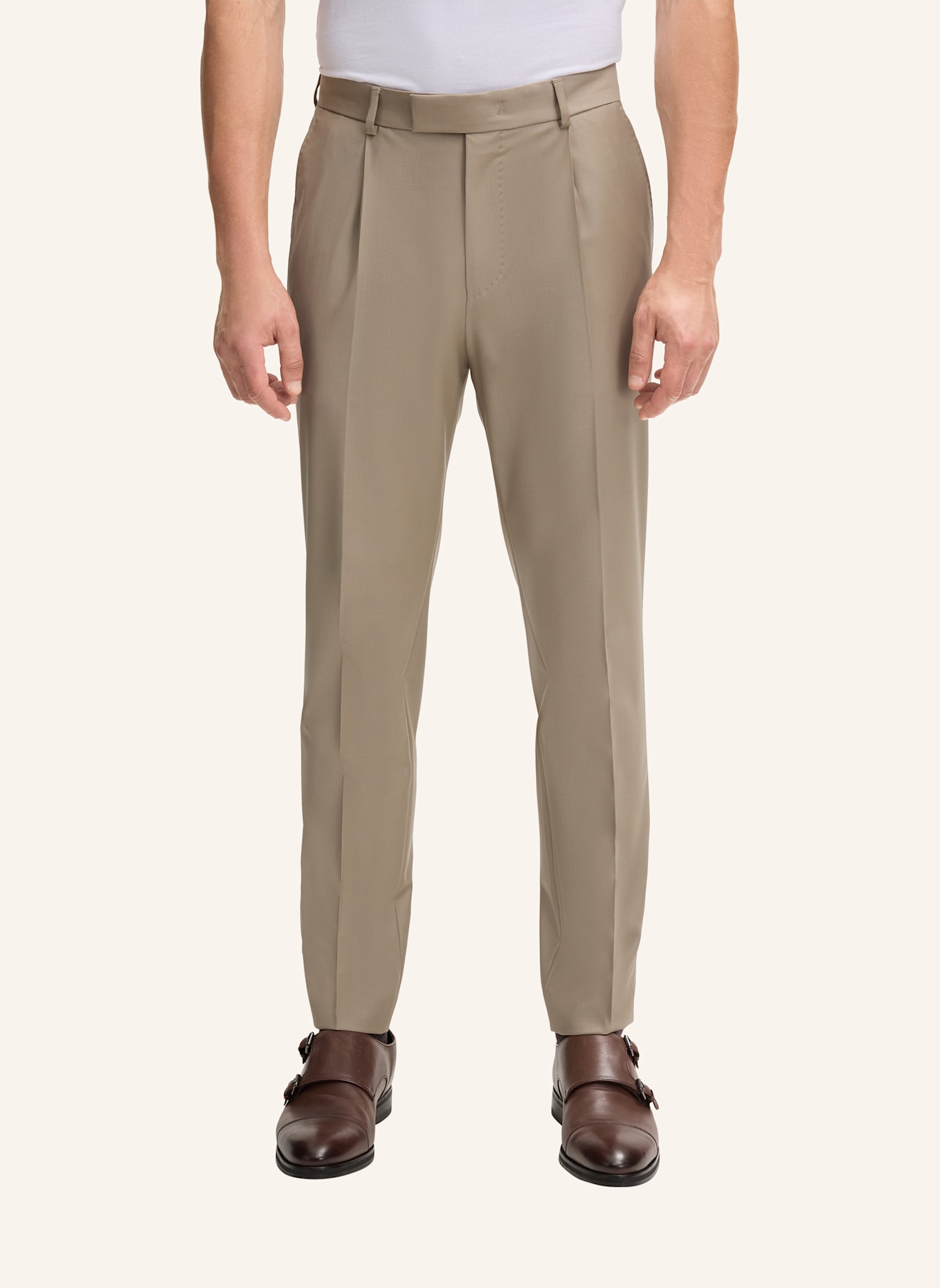 JOOP! Hose Slim Fit: BEIGE