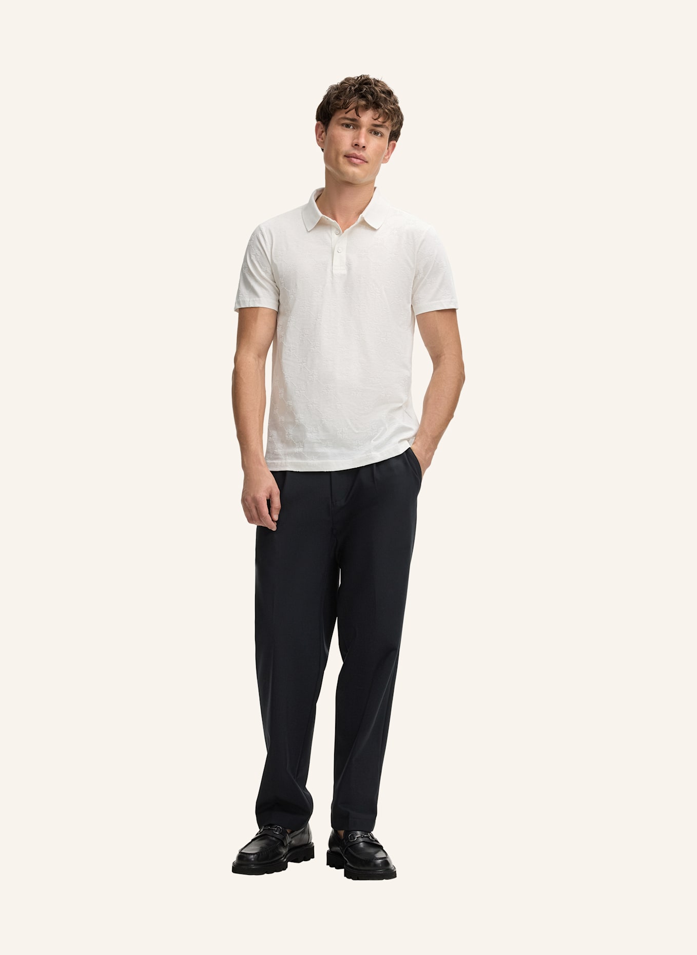 JOOP! Poloshirt Modern Fit: WEISS