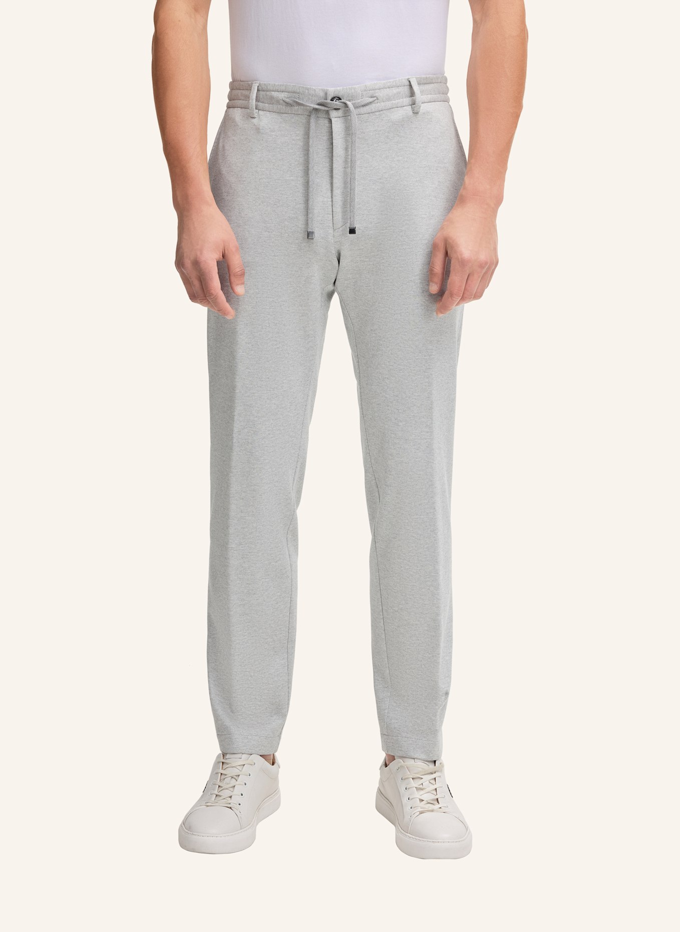 JOOP! Anzughose SAKE im Jogging-Stil Slim Fit: HELLGRAU