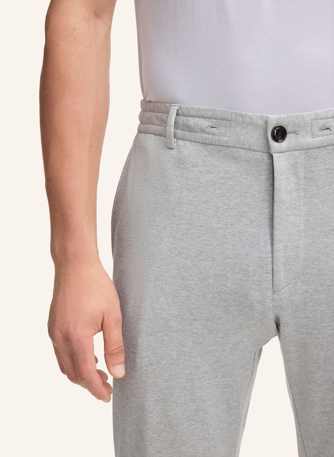 JOOP! Anzughose SAKE im Jogging-Stil Slim Fit: HELLGRAU