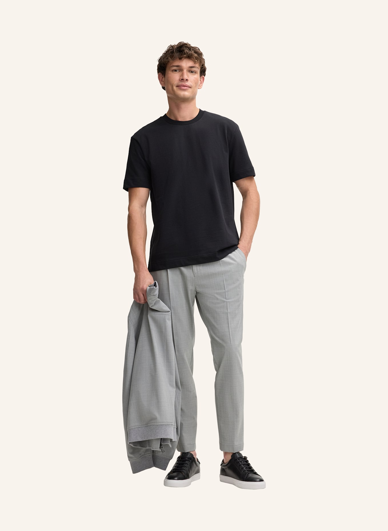 JOOP! Hose Loose Fit: GRAU