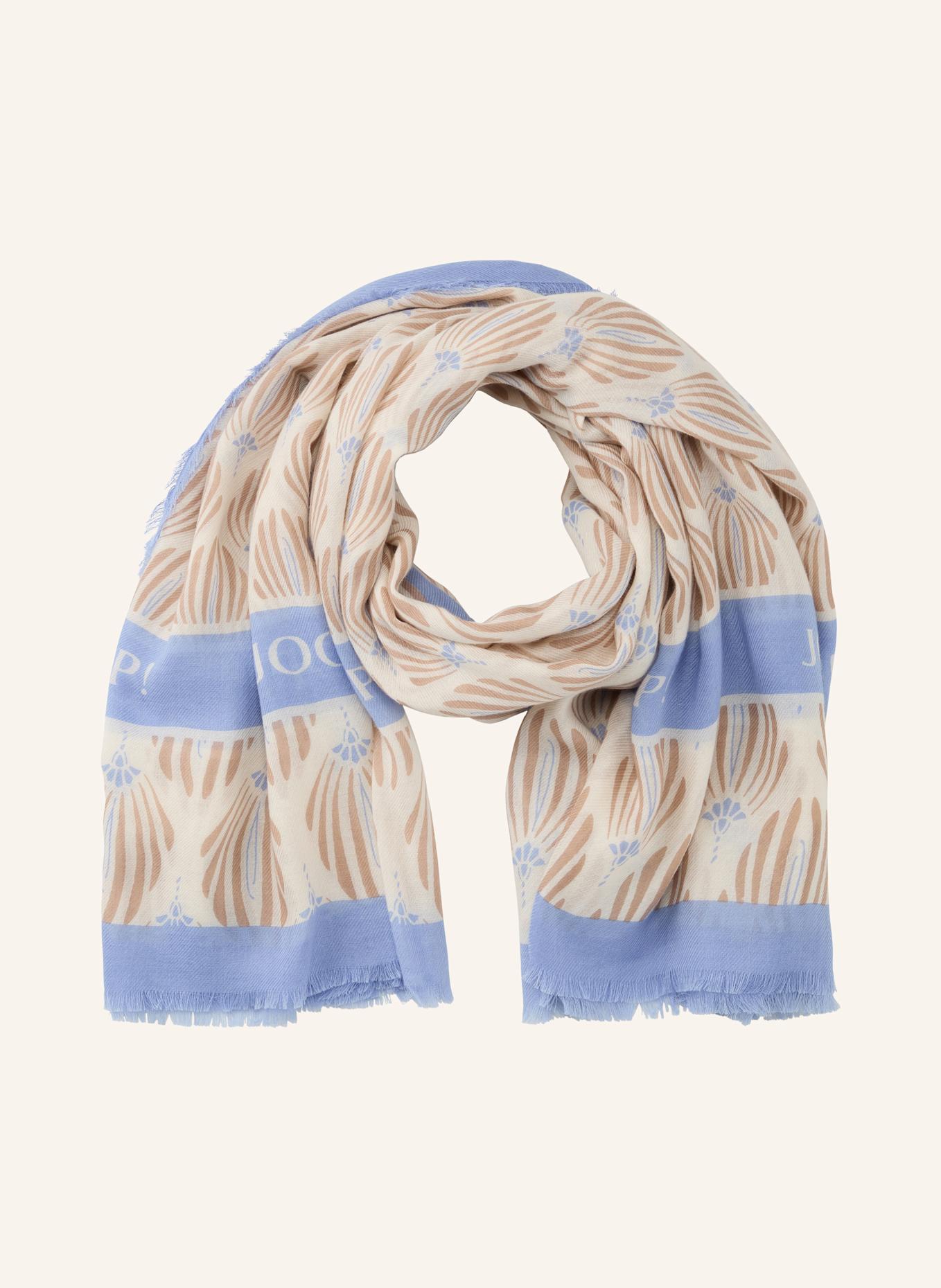 JOOP! Tuch: BEIGE/ HELLBLAU