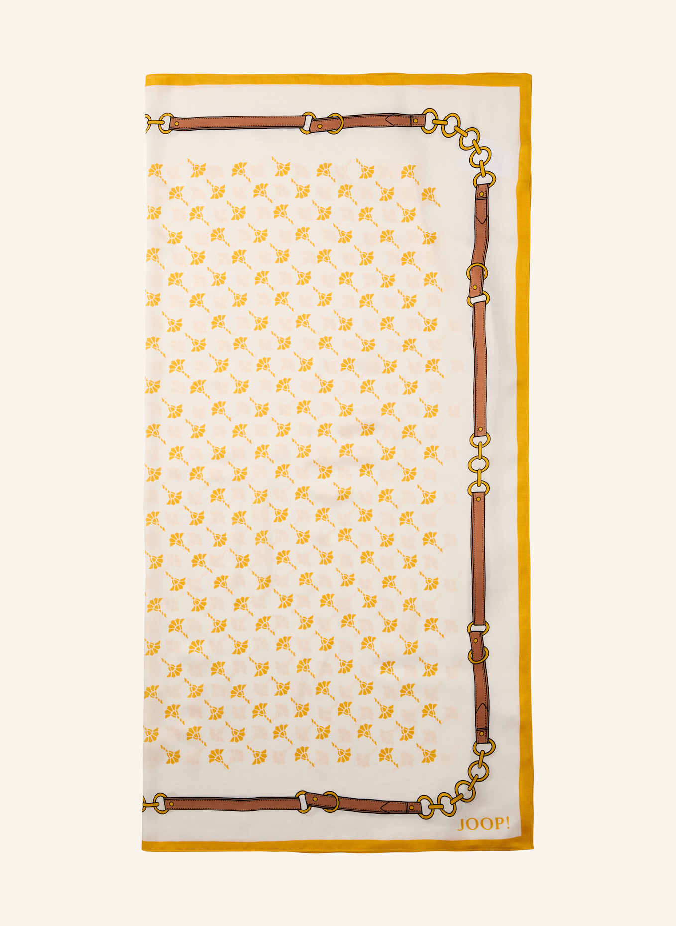 JOOP! Tuch ARYA: ECRU/ GELB