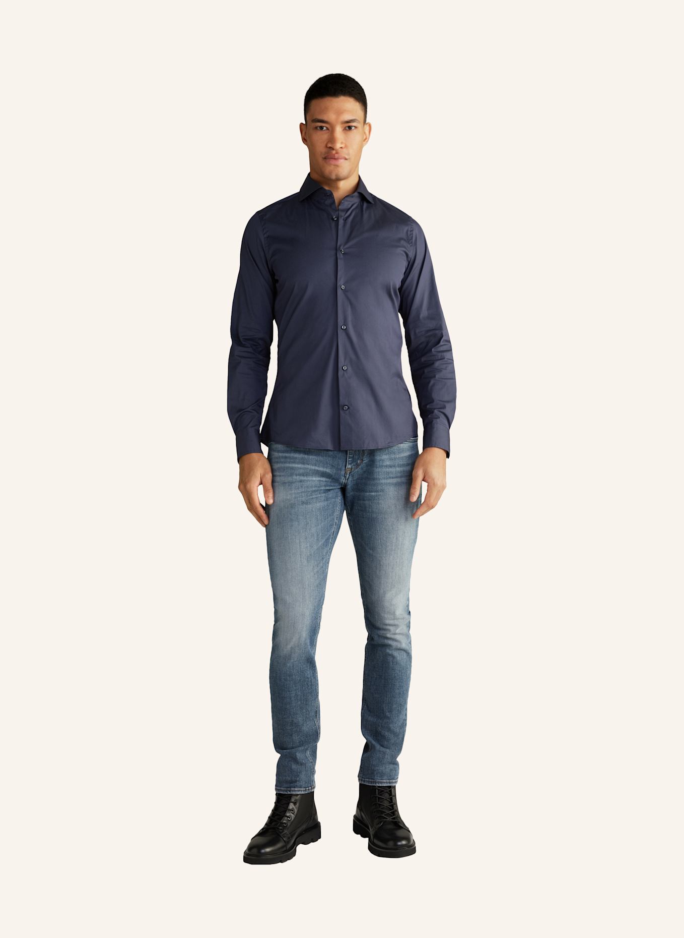 JOOP! Hemd Extra Slim Fit: DUNKELBLAU