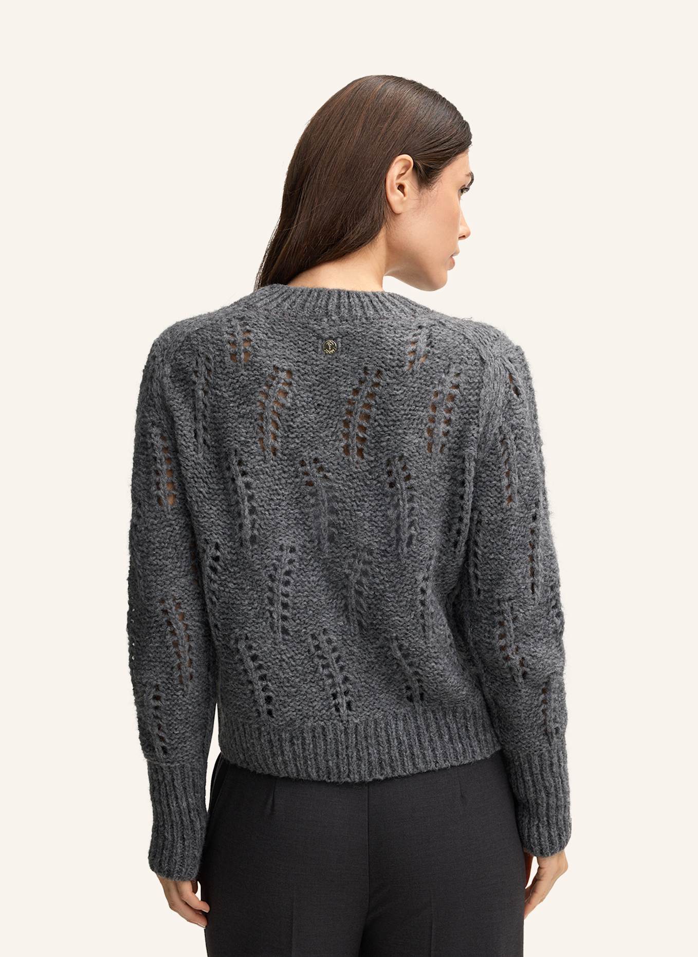 JOOP! Pullover KALMA mit Alpaka: GRAU