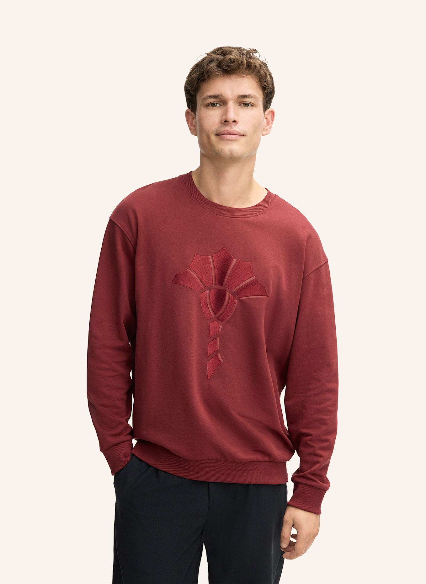 JOOP! Sweatshirt: DUNKELROT