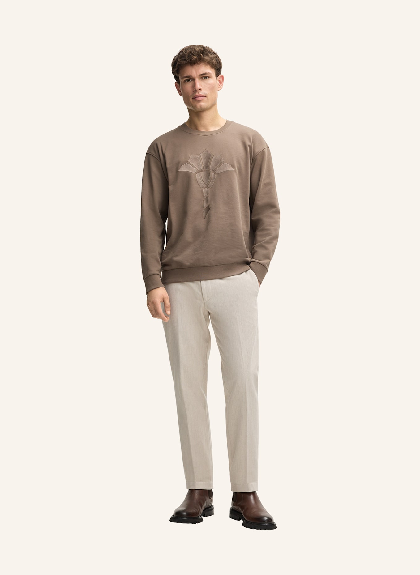 JOOP! Sweatshirt: TAUPE