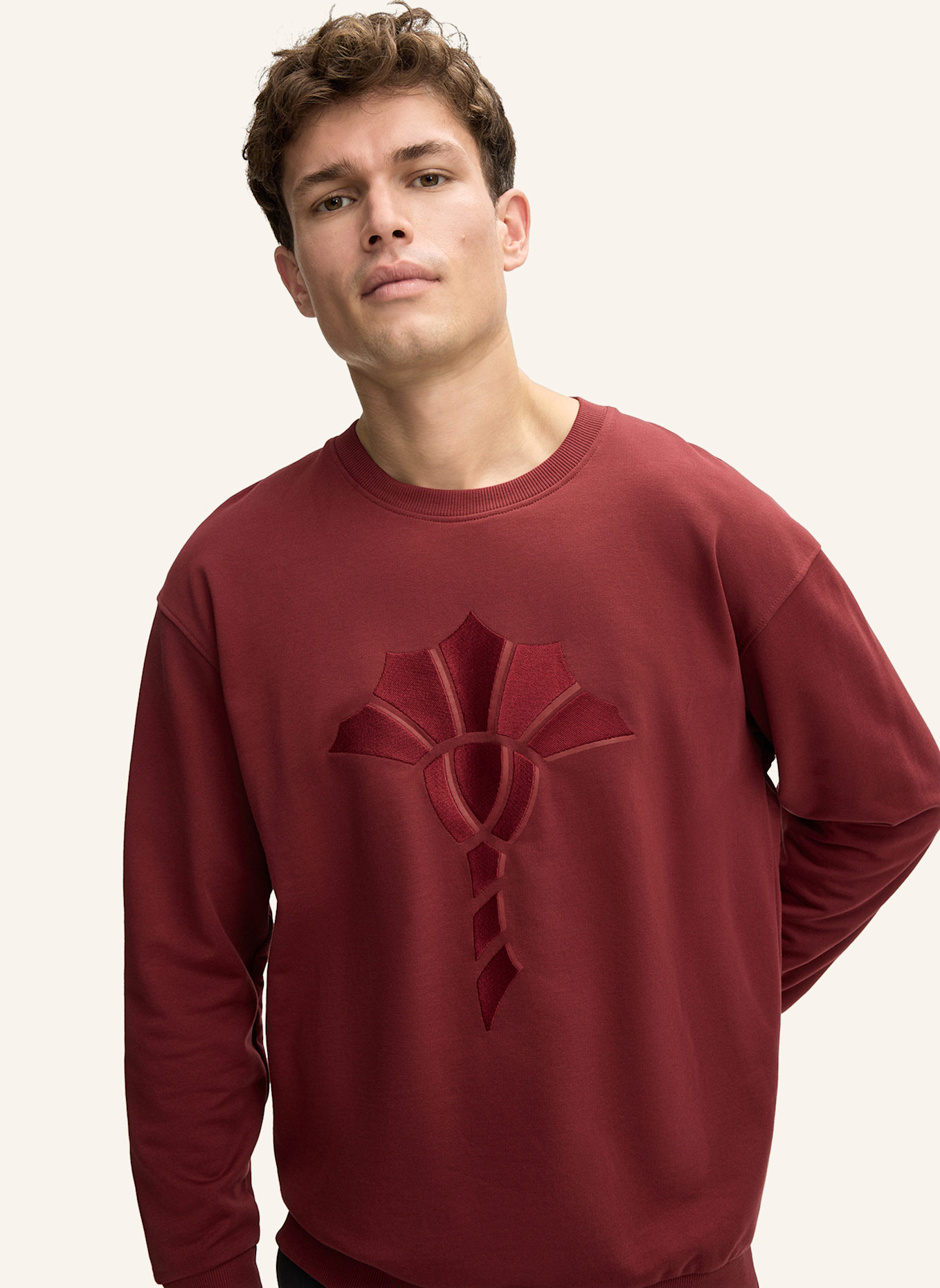 JOOP! Sweatshirt: DUNKELROT