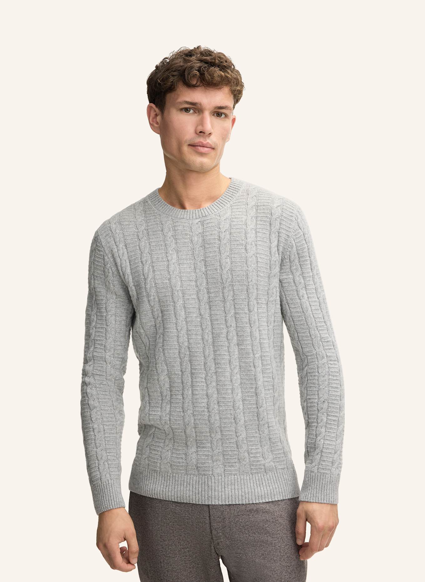 JOOP! Pullover LEVIOR: HELLGRAU