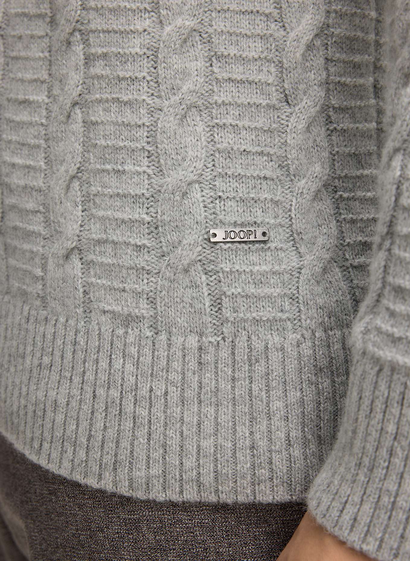 JOOP! Pullover LEVIOR: HELLGRAU