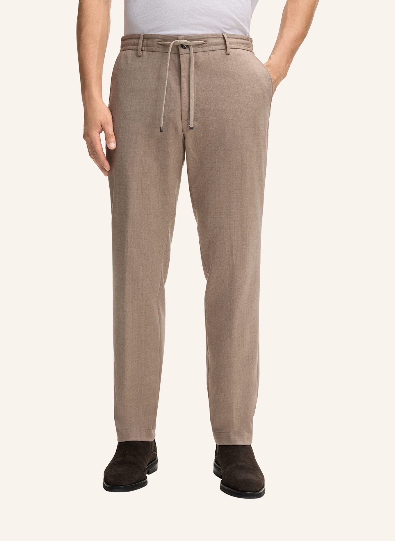 JOOP! Stoffhose Slim Fit: BEIGE