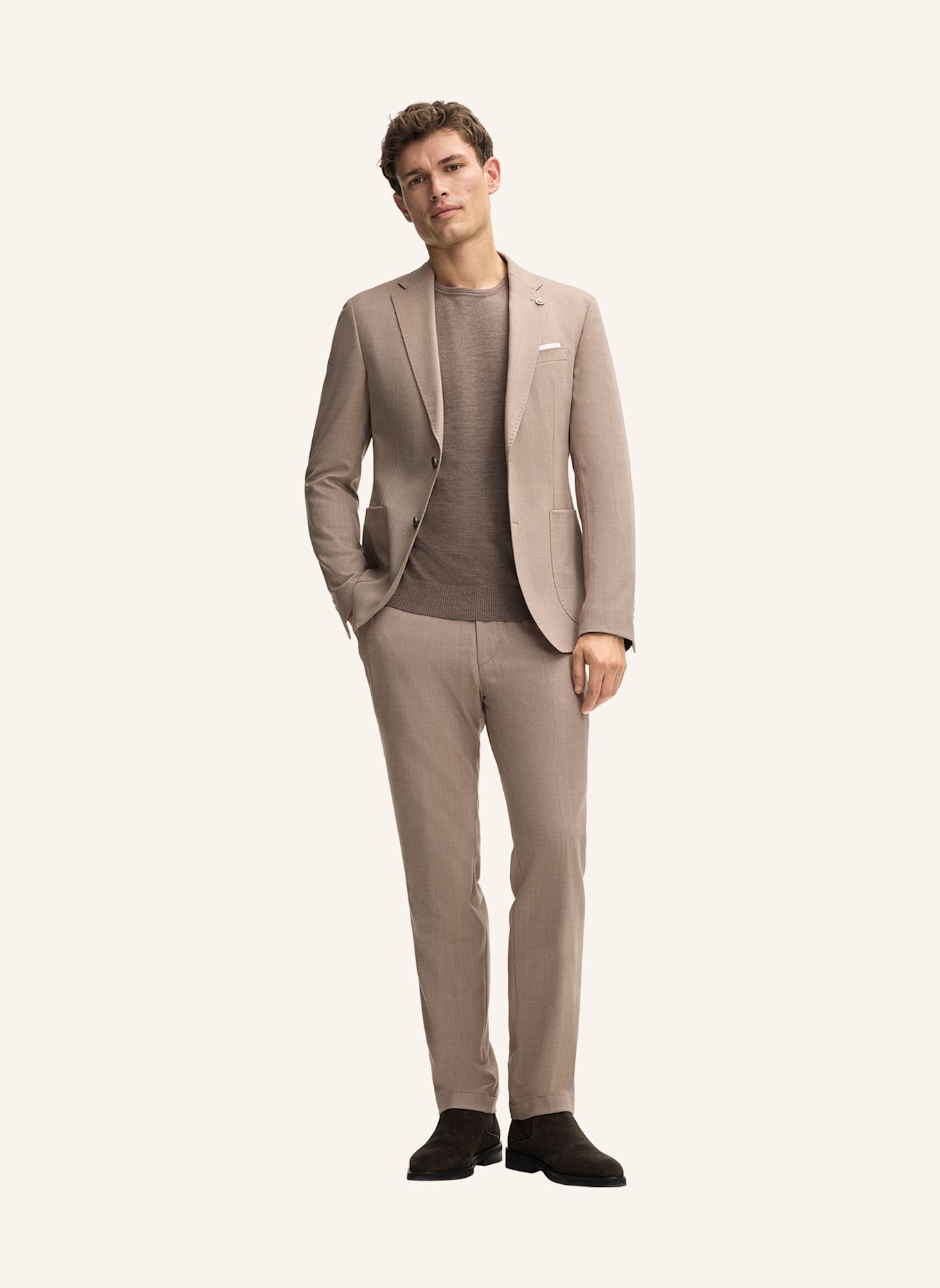 JOOP! Stoffhose Slim Fit: BEIGE