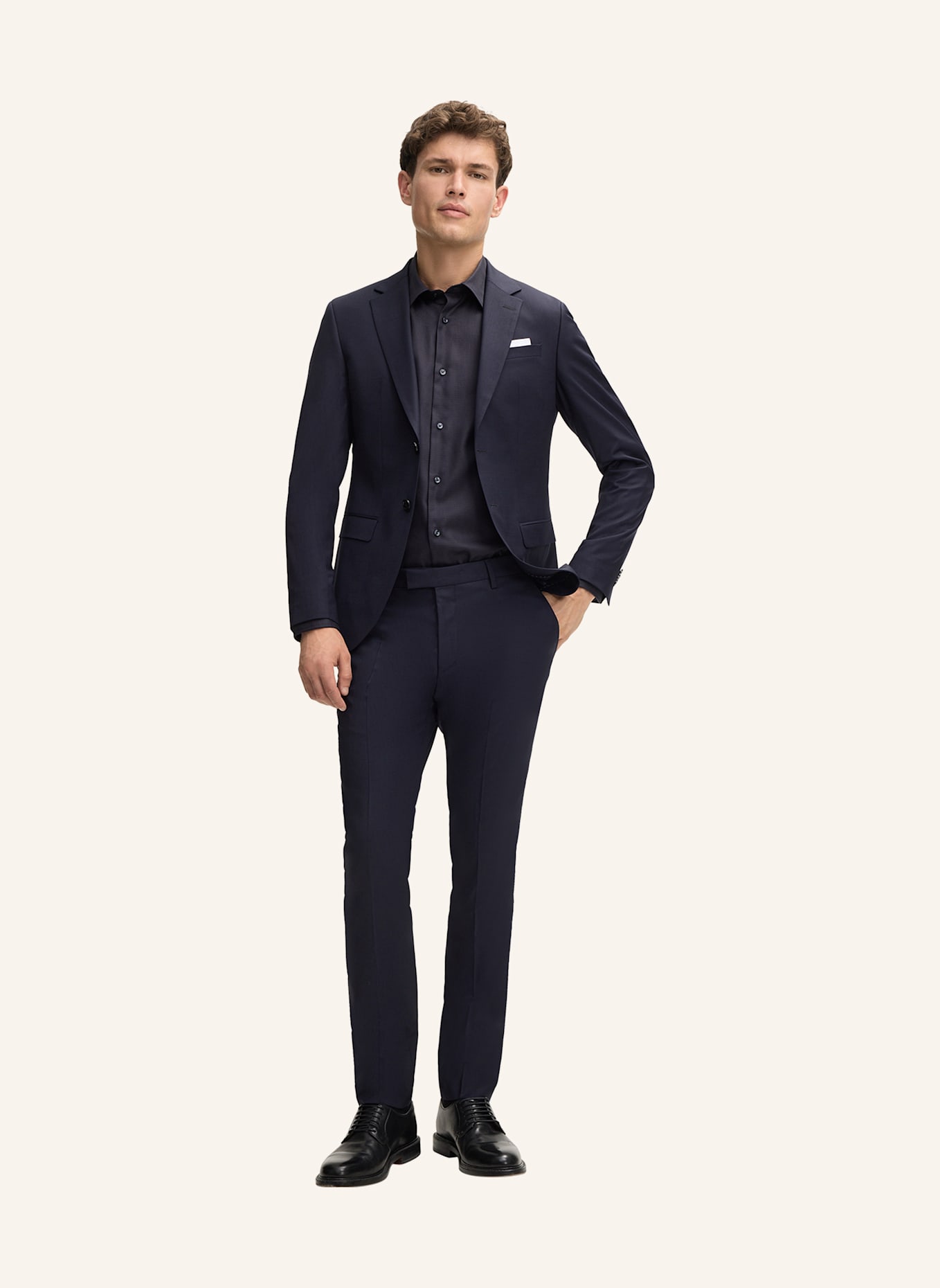 JOOP! Hemd Slim Fit: DUNKELBLAU