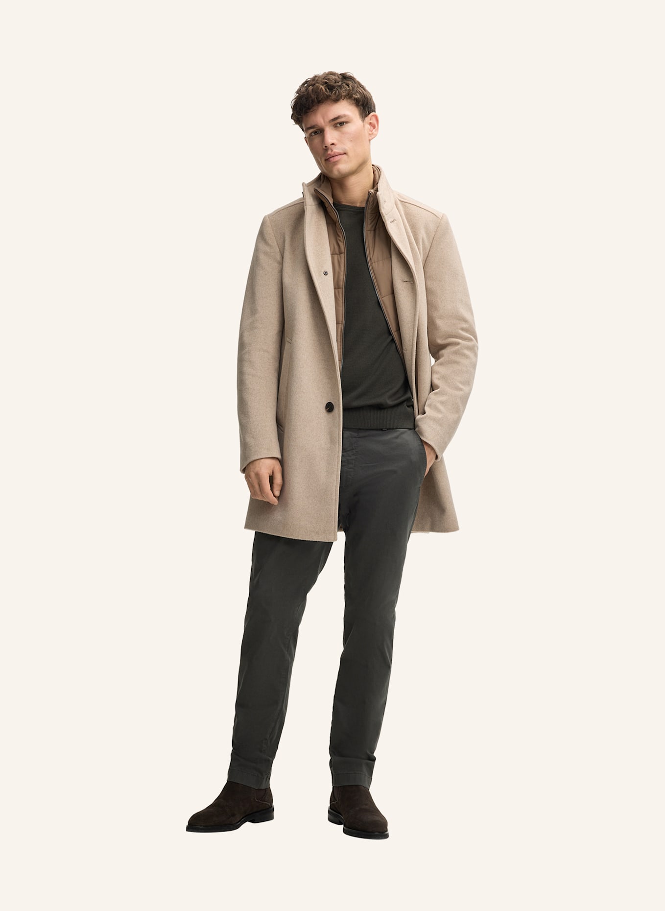 JOOP! Chino Slim Fit: DUNKELGRÜN