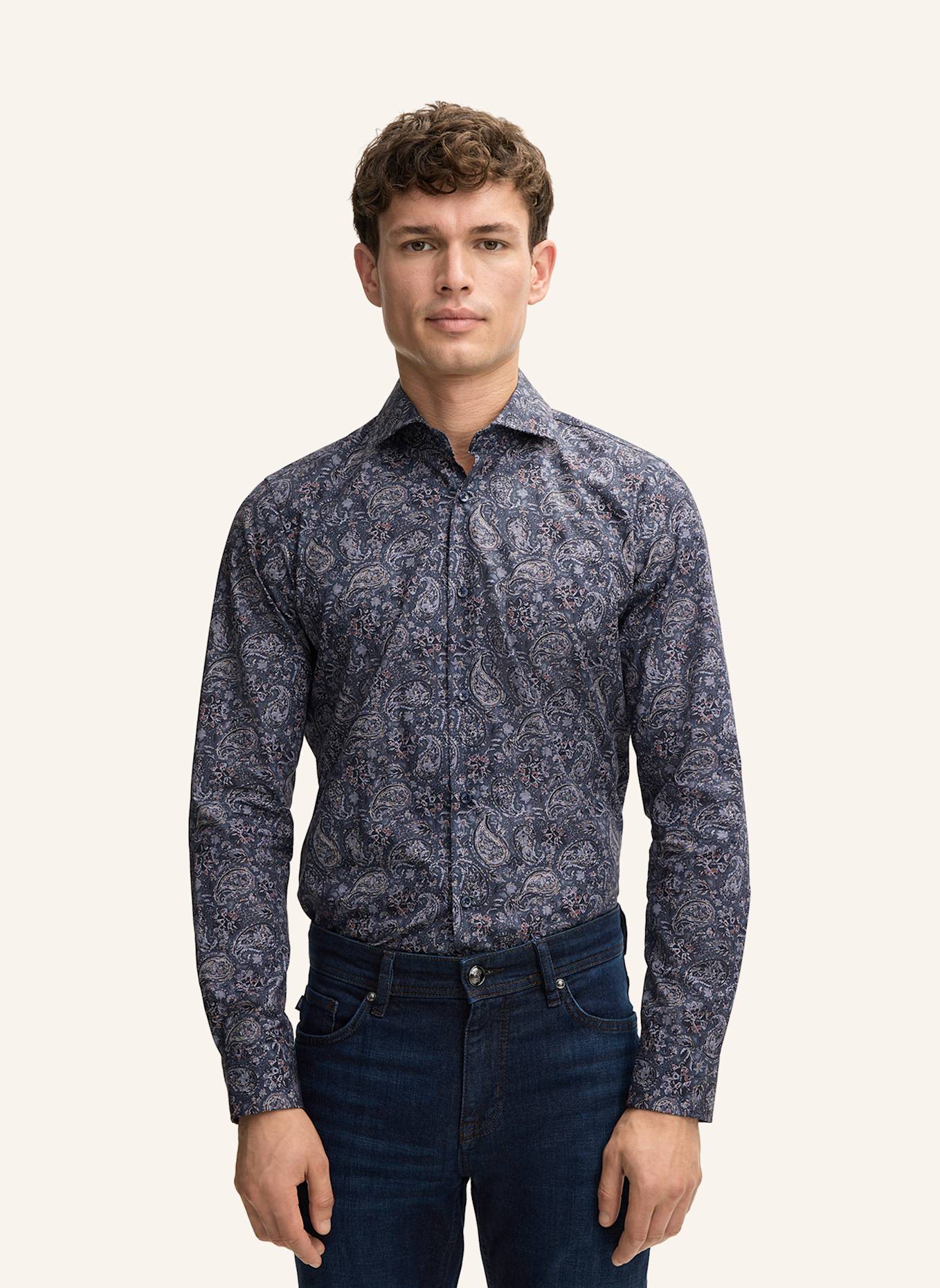 JOOP! Hemd Slim Fit: DUNKELBLAU