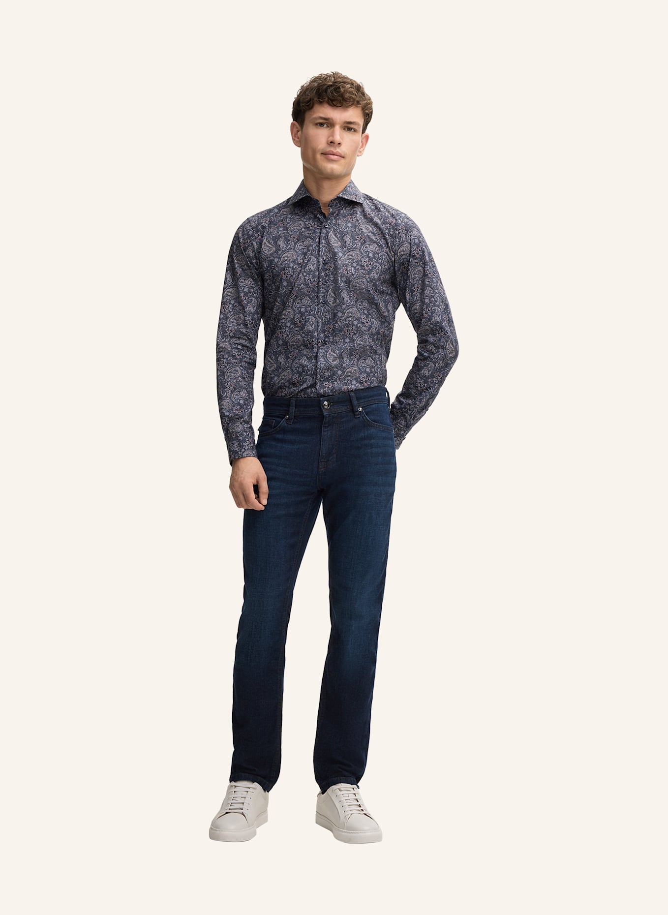 JOOP! Hemd Slim Fit: DUNKELBLAU
