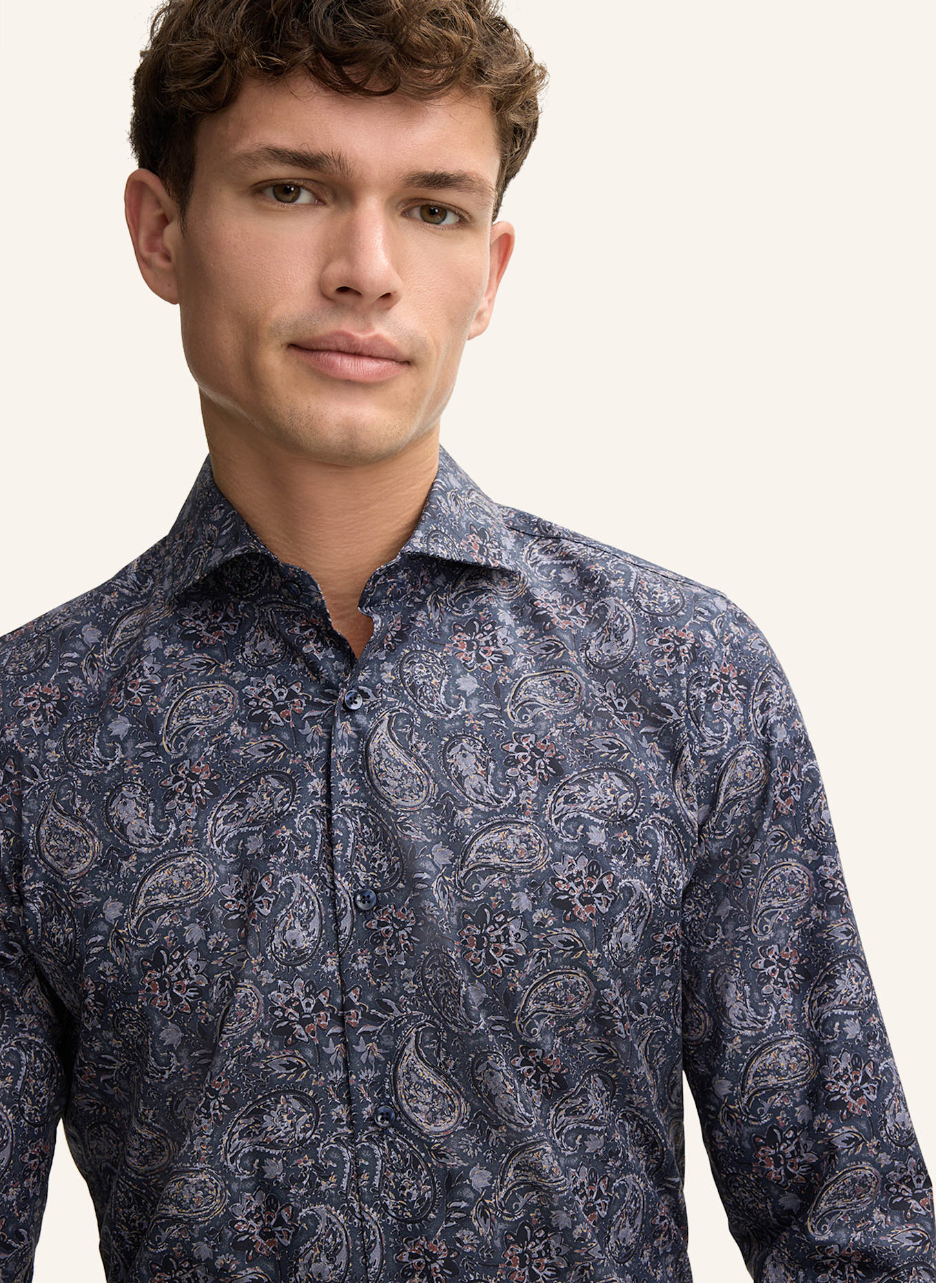 JOOP! Hemd Slim Fit: DUNKELBLAU