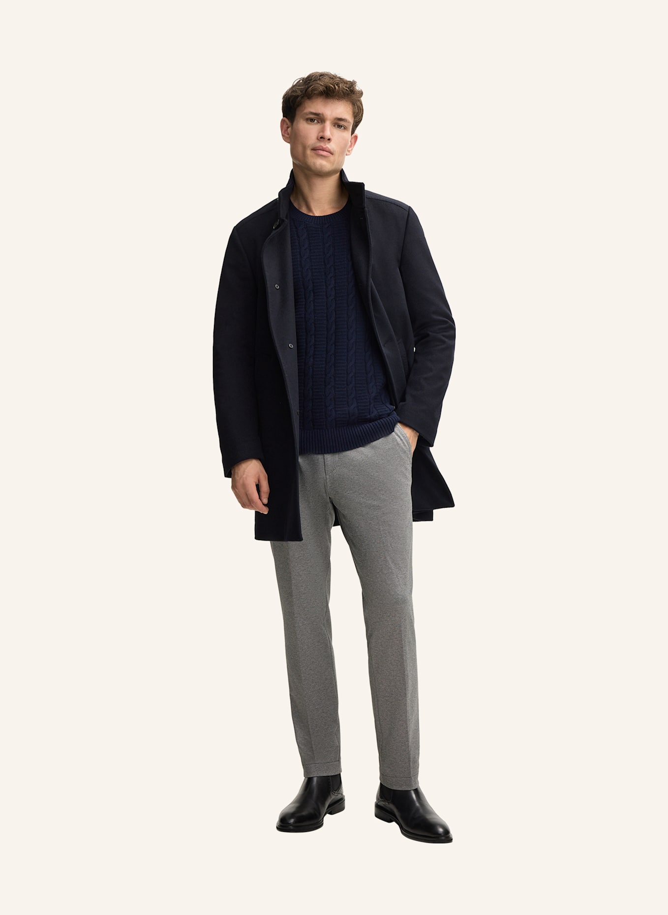 JOOP! Pullover LEVIOR: DUNKELBLAU