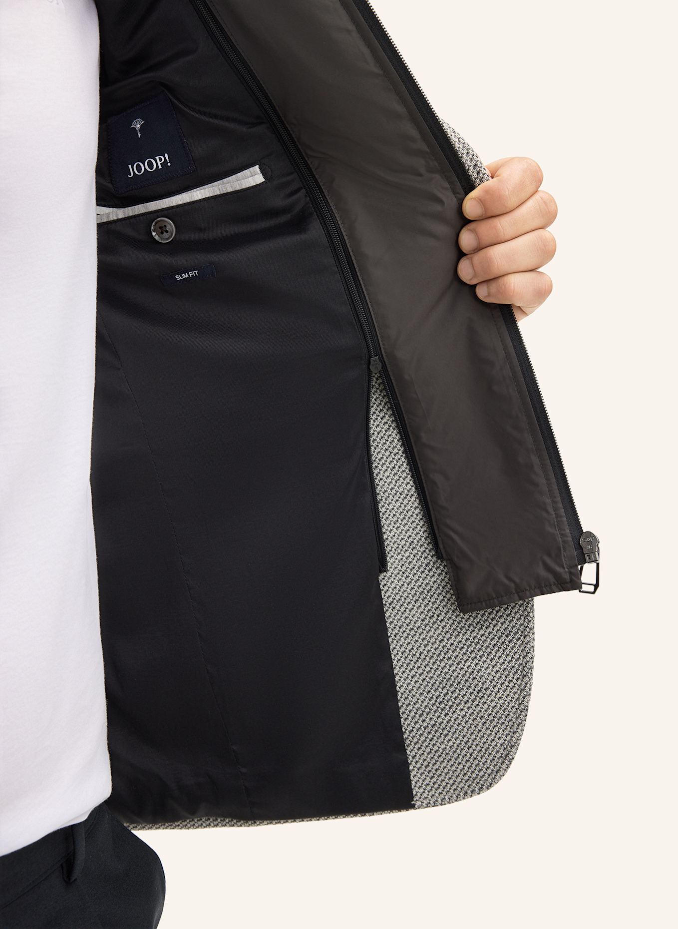 JOOP! Sakko Slim Fit: GRAU