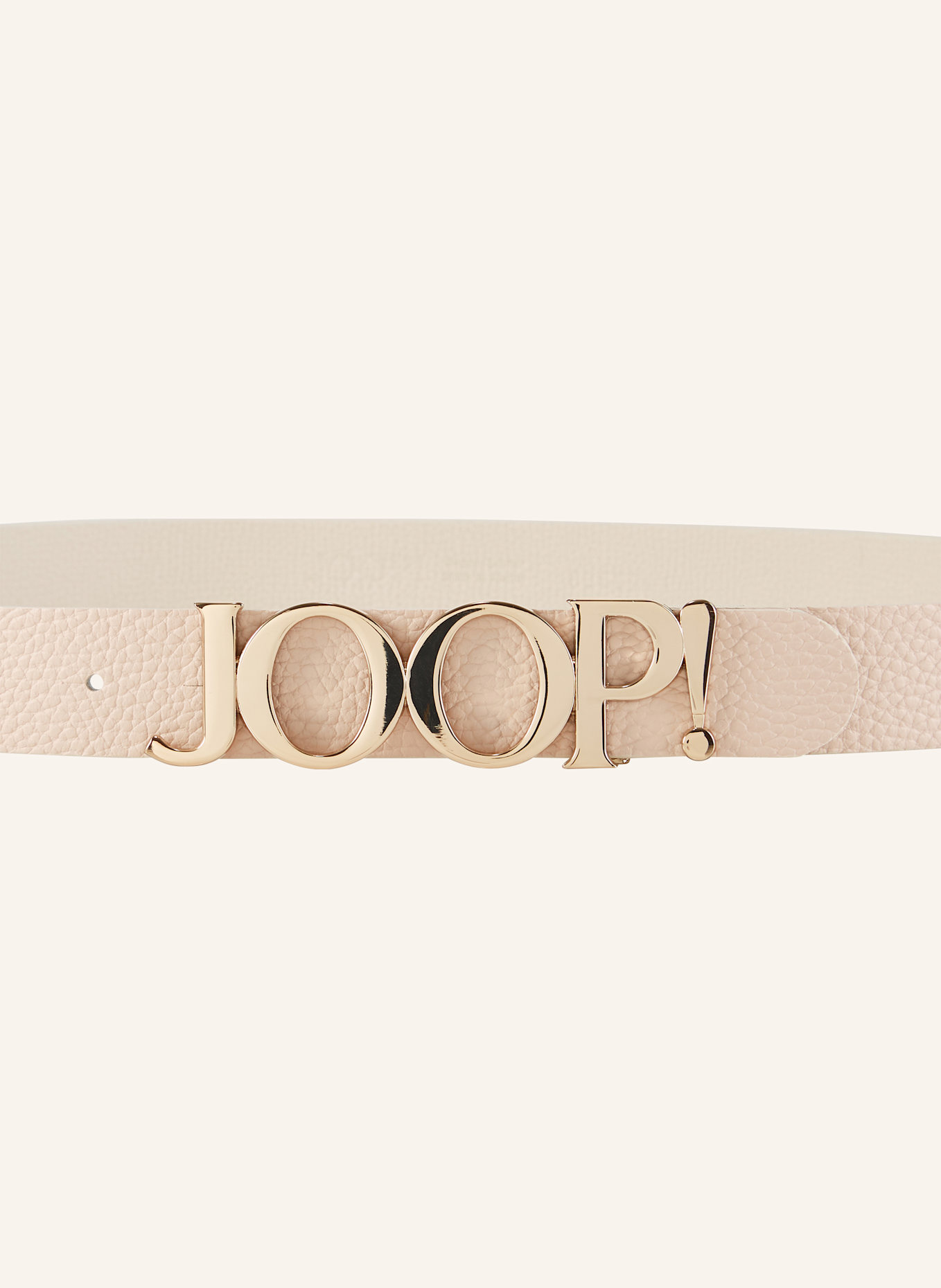 JOOP! Ledergürtel: CREME