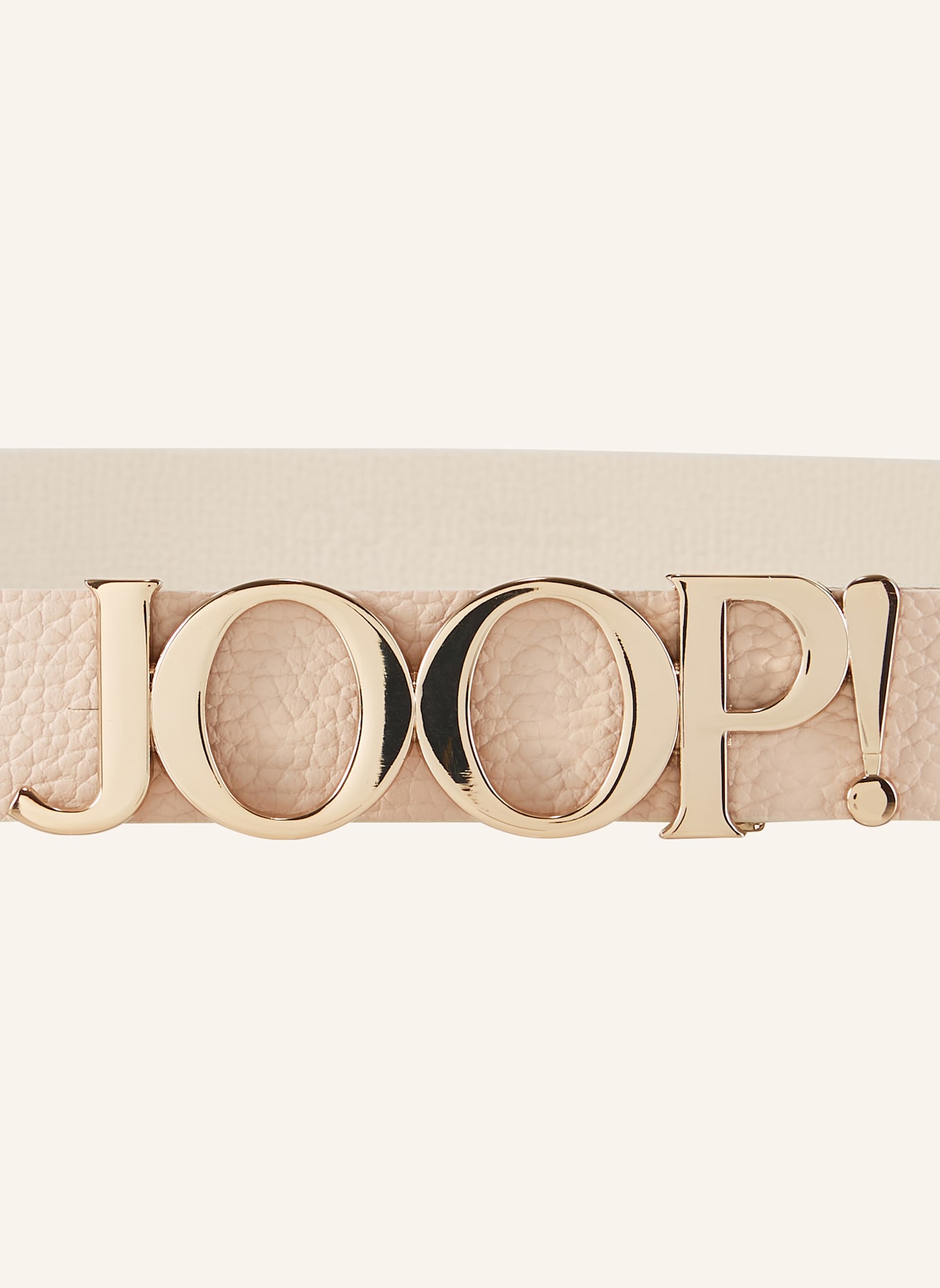JOOP! Ledergürtel: CREME
