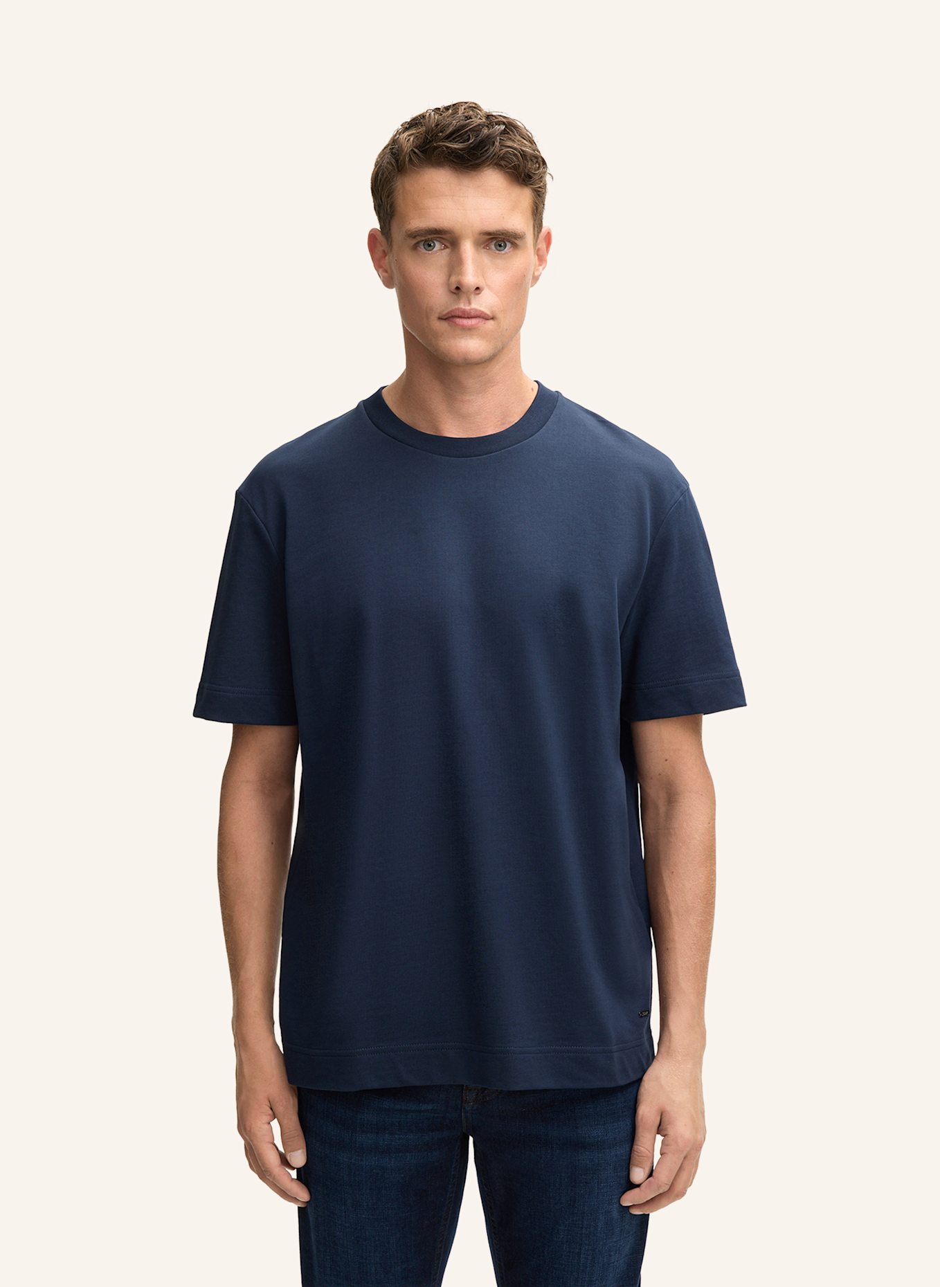 JOOP! T-Shirt: DUNKELBLAU