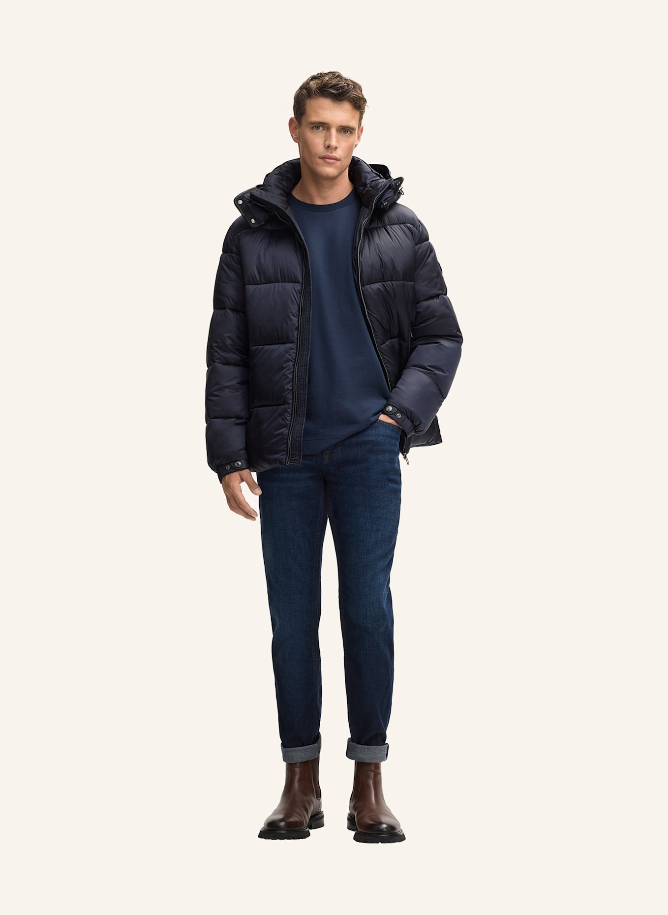 JOOP! T-Shirt: DUNKELBLAU