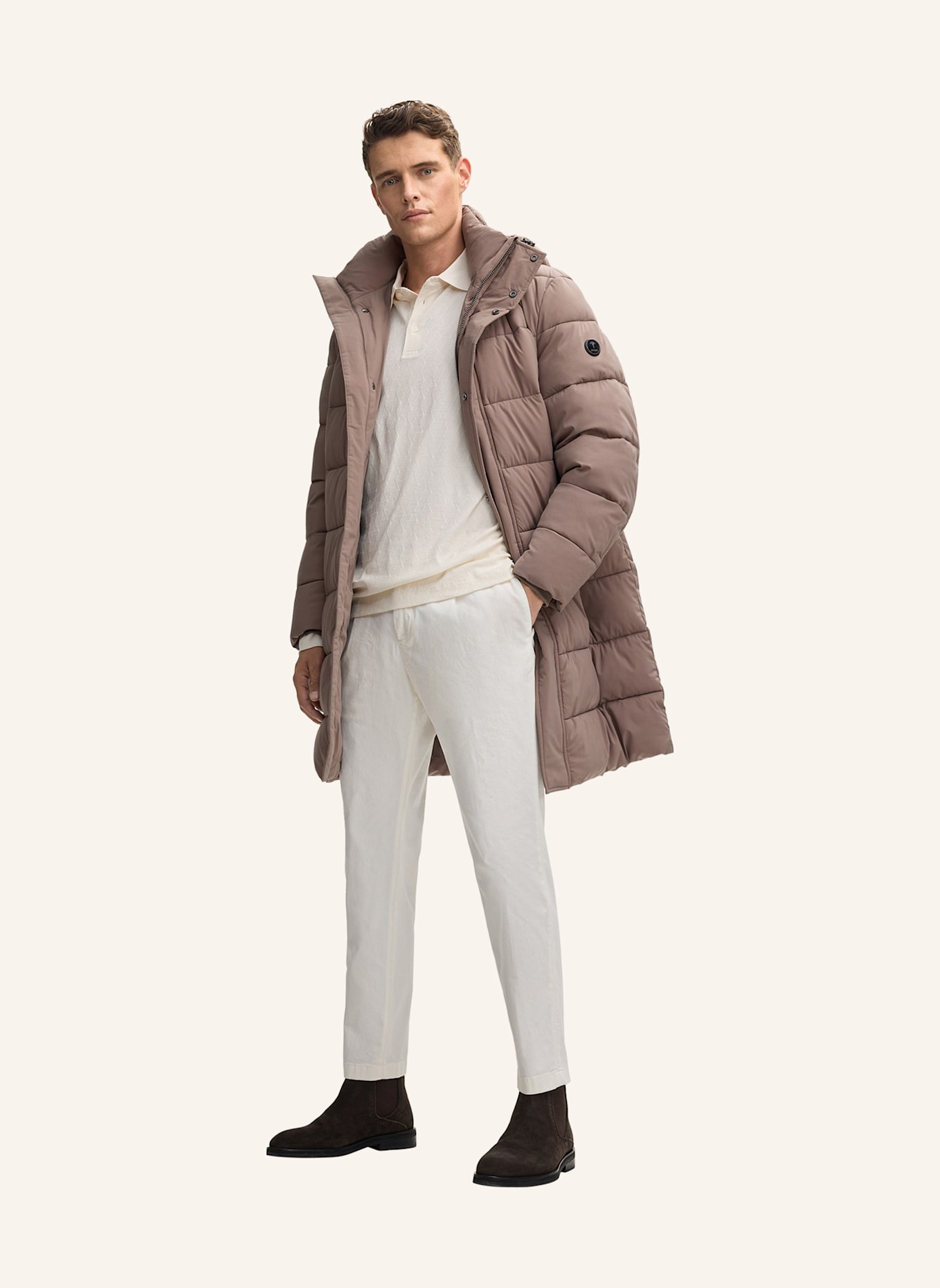 JOOP! Chino Loose Fit: WEISS