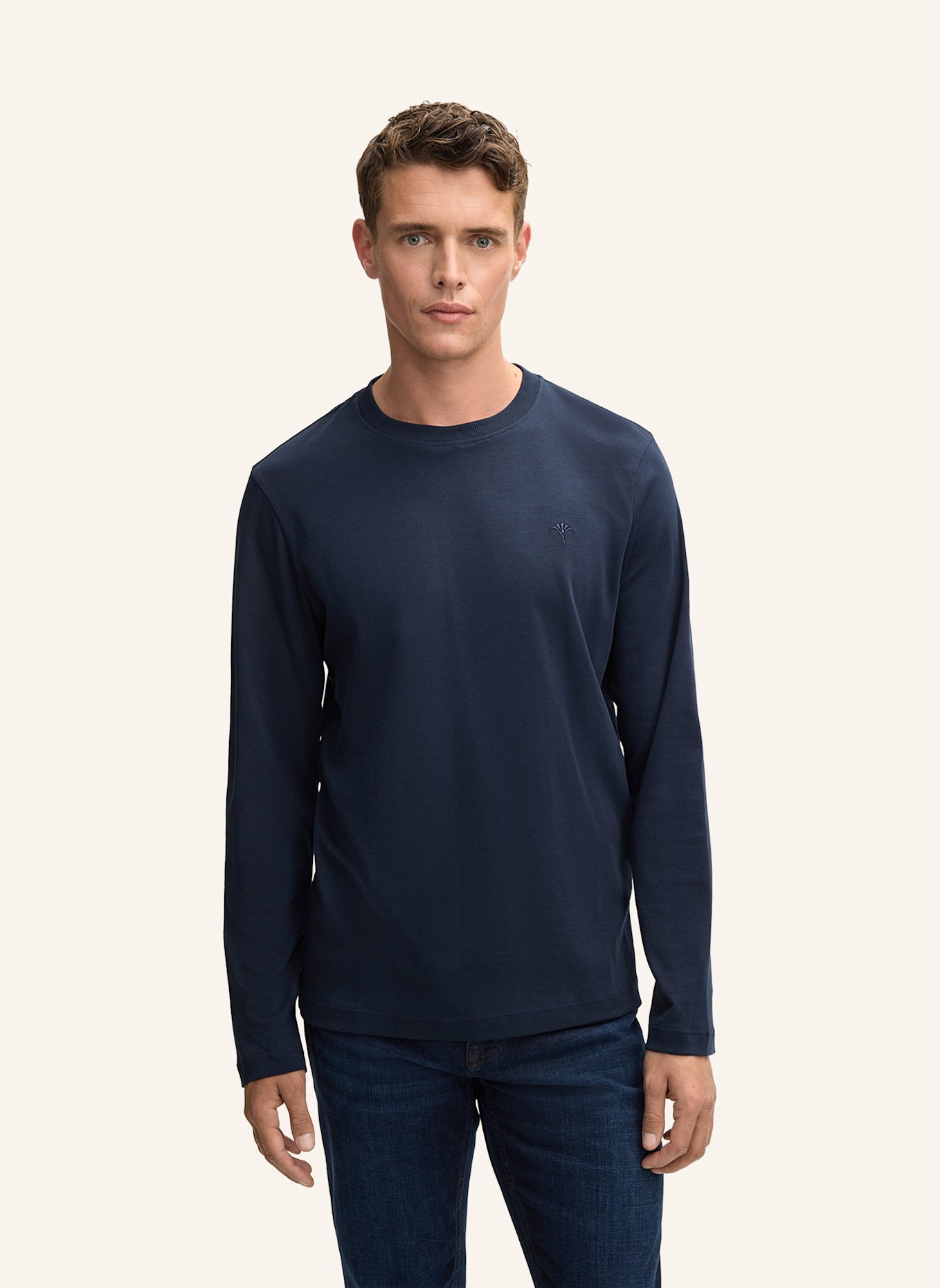 JOOP! Longsleeve: DUNKELBLAU