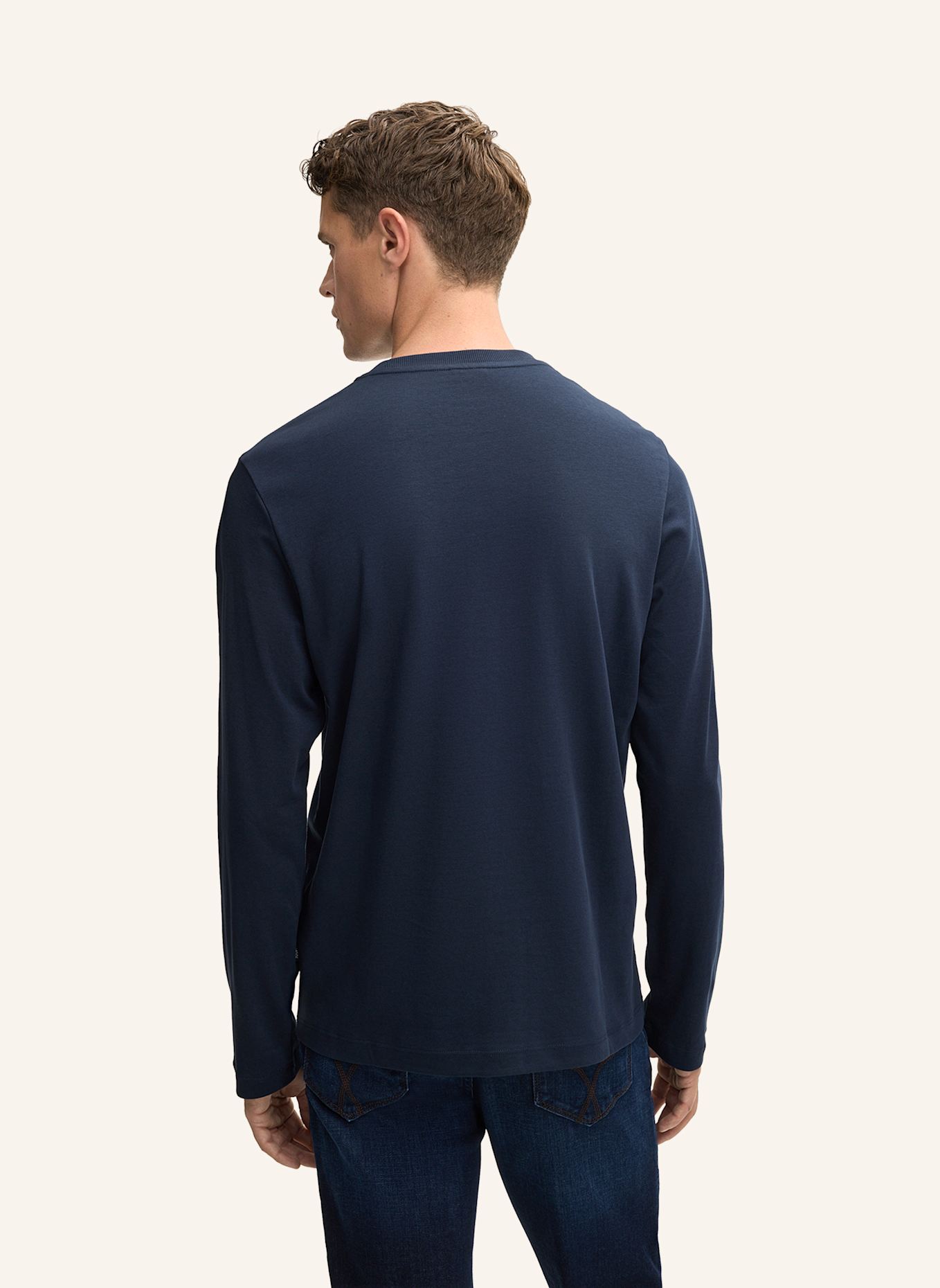JOOP! Longsleeve: DUNKELBLAU