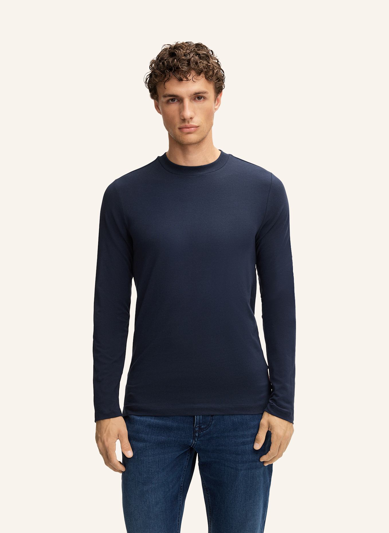JOOP! JEANS Longsleeve: DUNKELBLAU