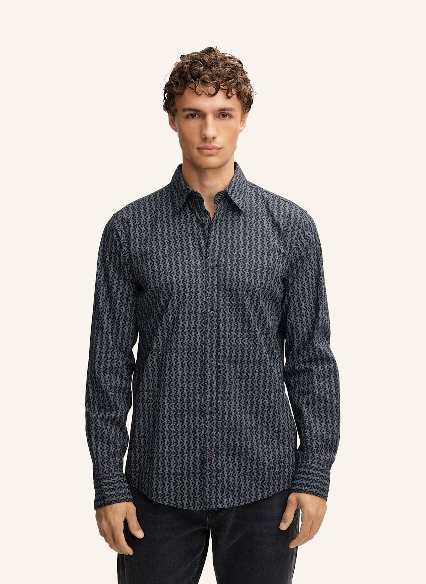 JOOP! JEANS Hemd Modern Fit: SCHWARZ