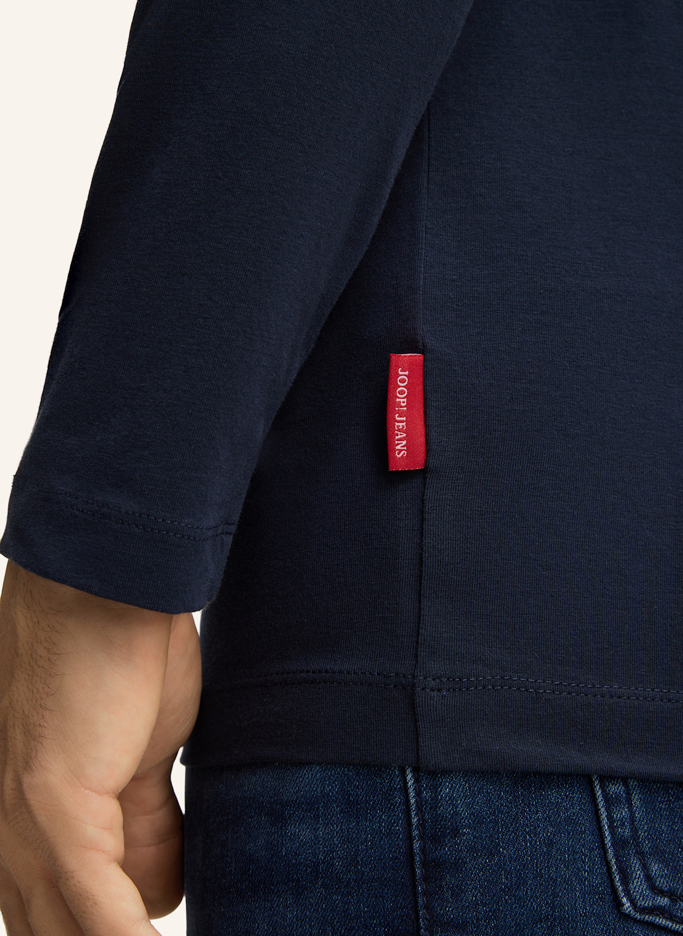 JOOP! JEANS Longsleeve: DUNKELBLAU