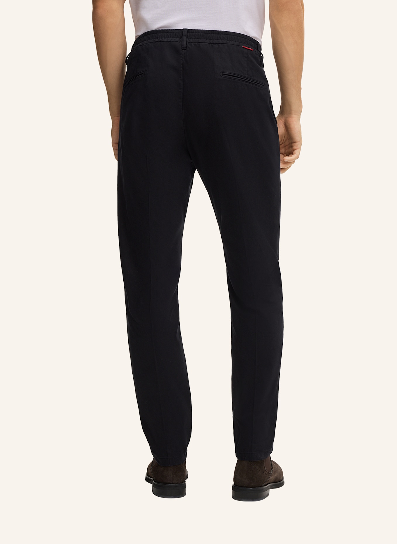 JOOP! JEANS Bundfaltenhose Loose Fit: SCHWARZ