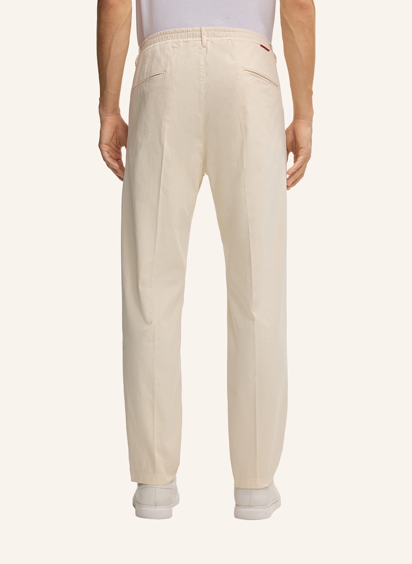 JOOP! JEANS Bundfaltenhose Loose Fit: CREME