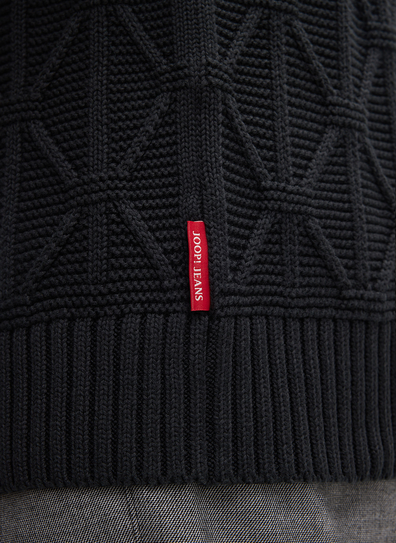 JOOP! JEANS Strickpullover: DUNKELBLAU