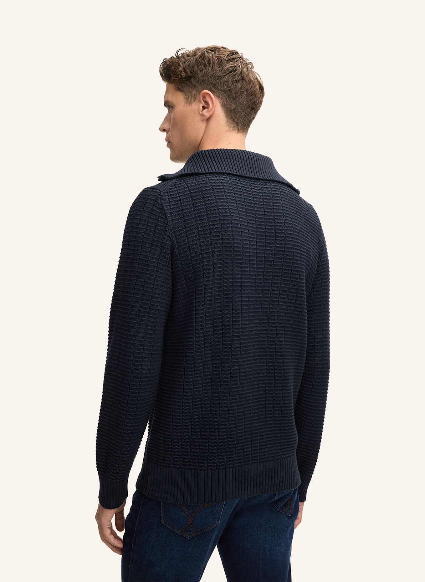 JOOP! Strick: DUNKELBLAU