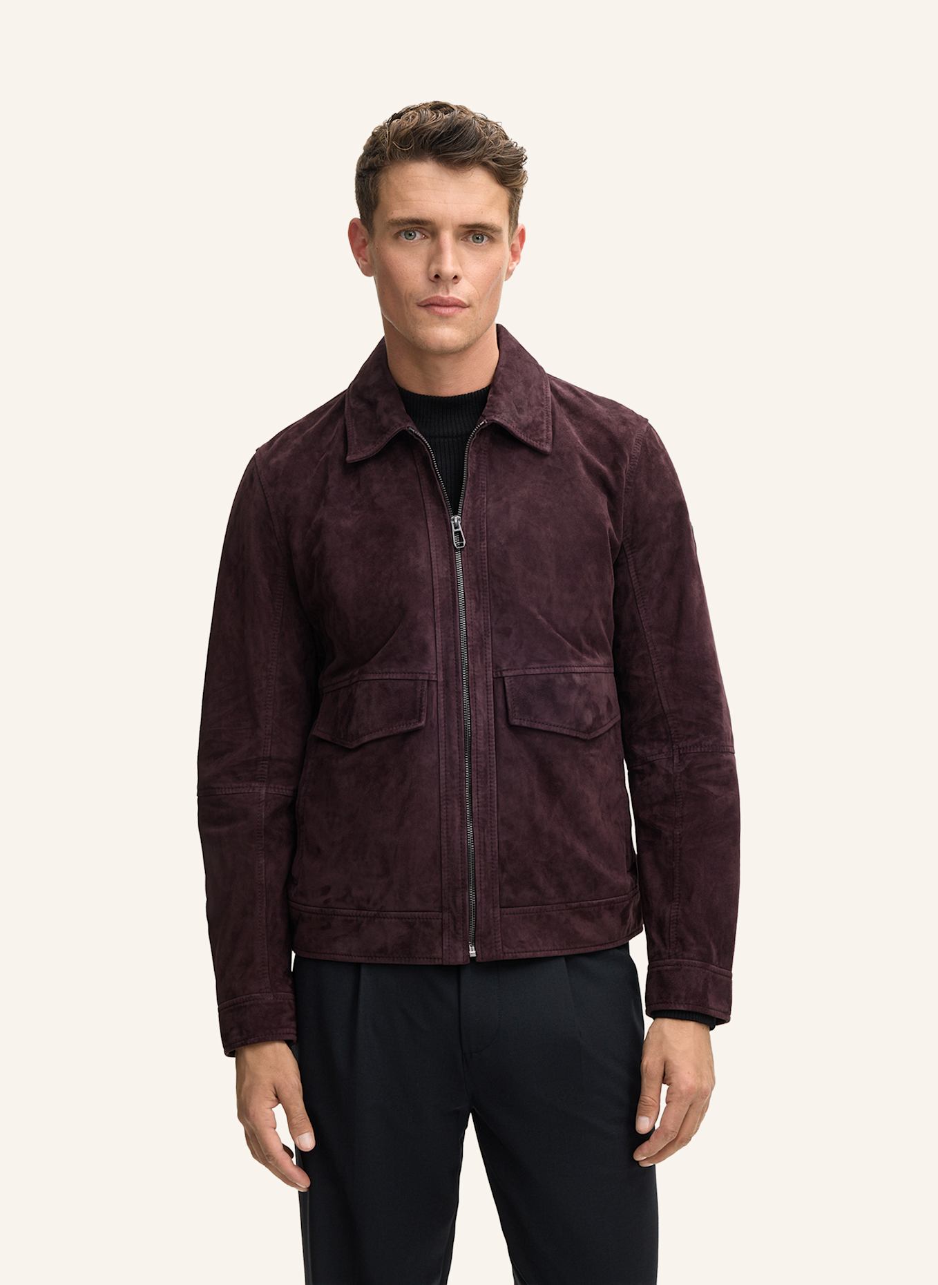 JOOP! Lederjacke: LILA