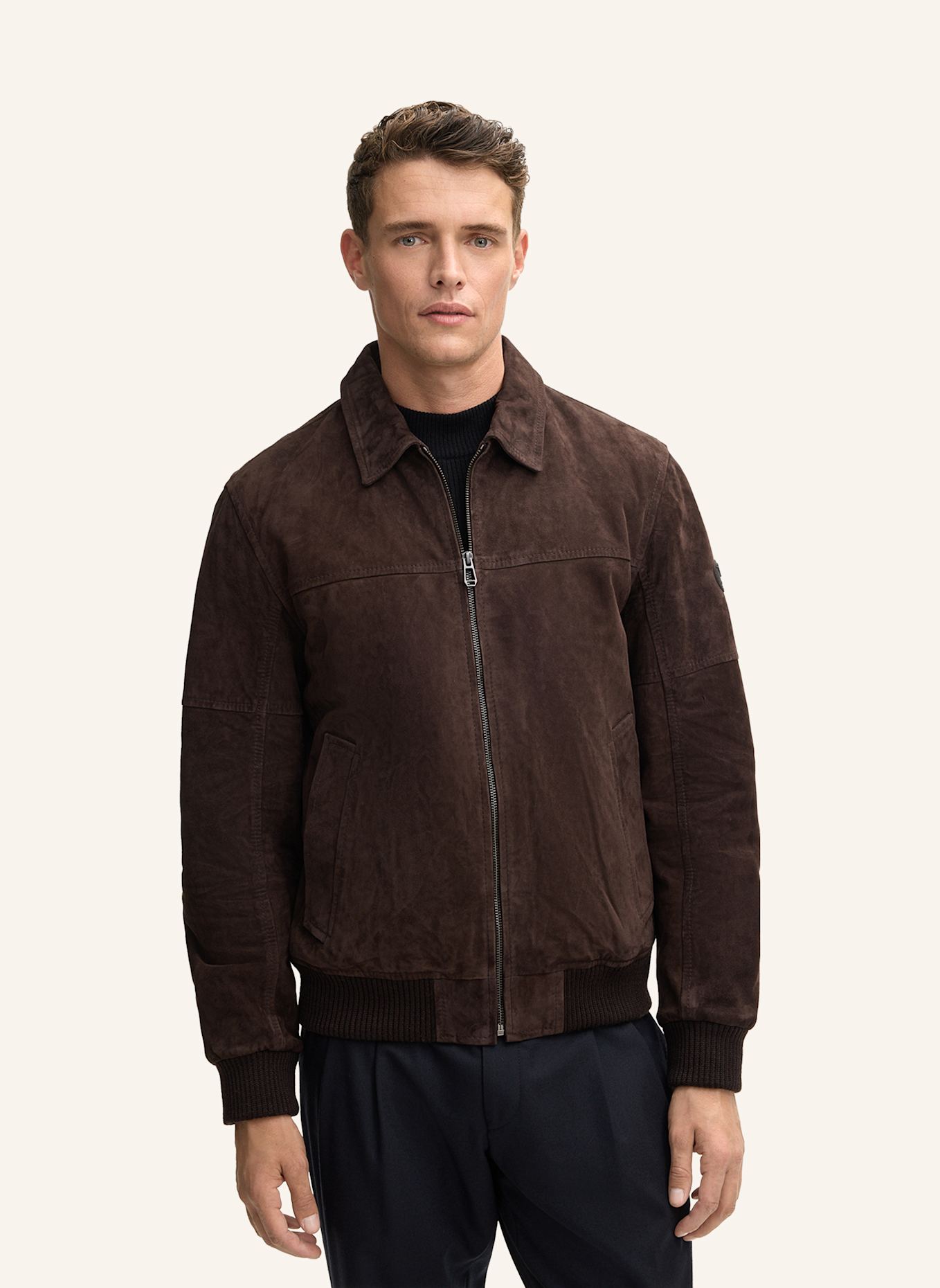 JOOP! Lederjacke: DUNKELBRAUN