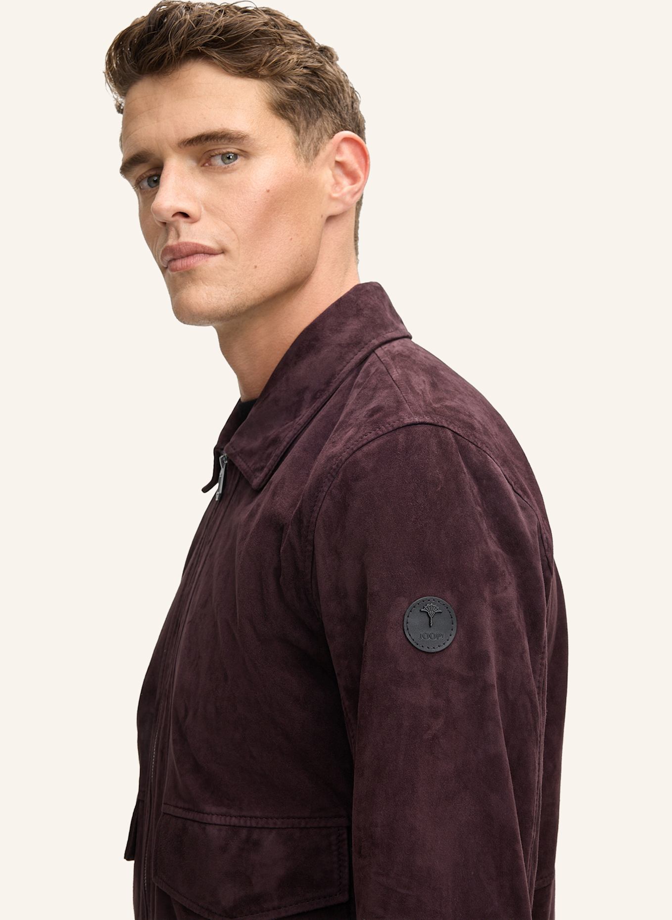 JOOP! Lederjacke: LILA