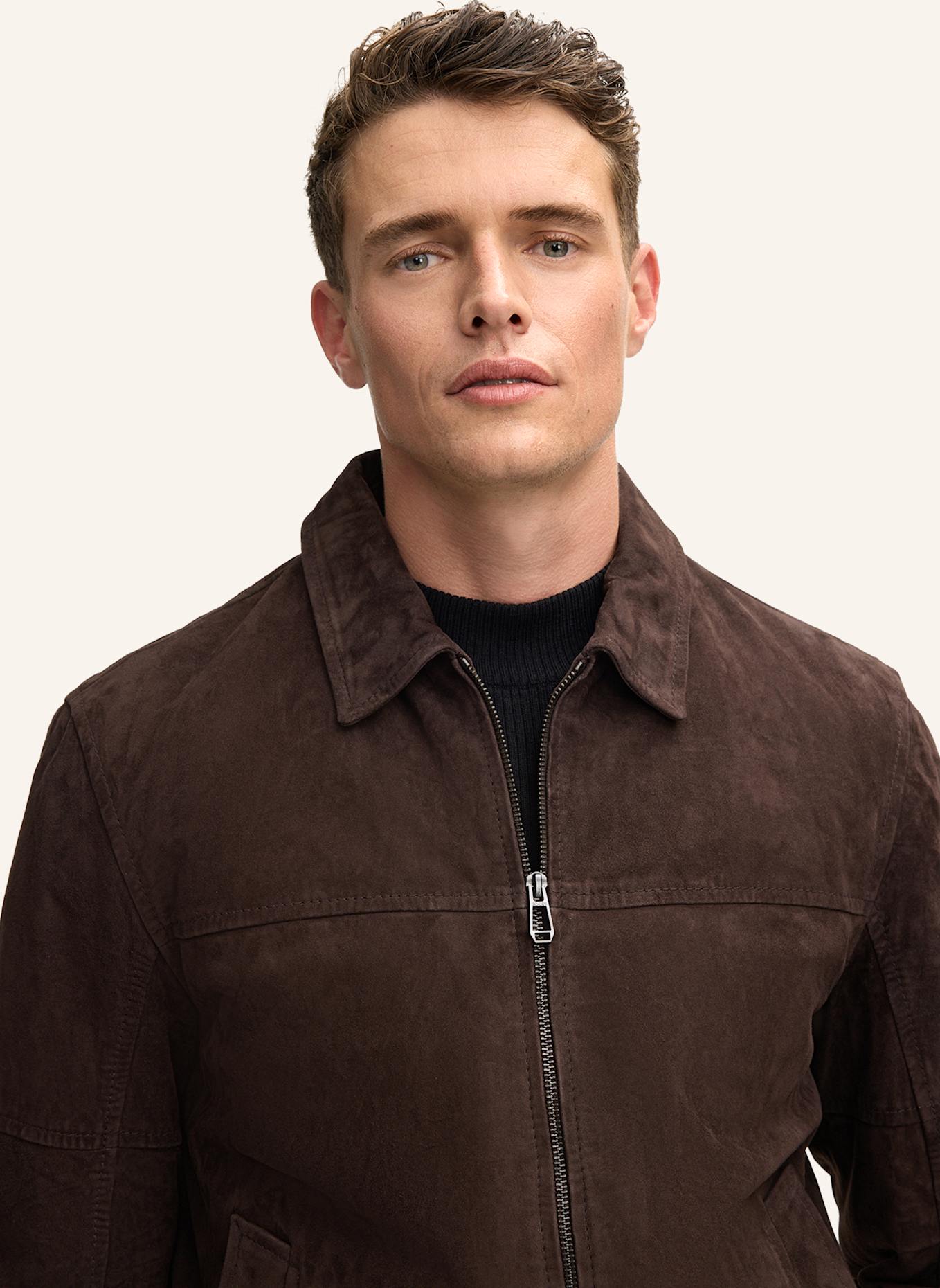 JOOP! Lederjacke: DUNKELBRAUN