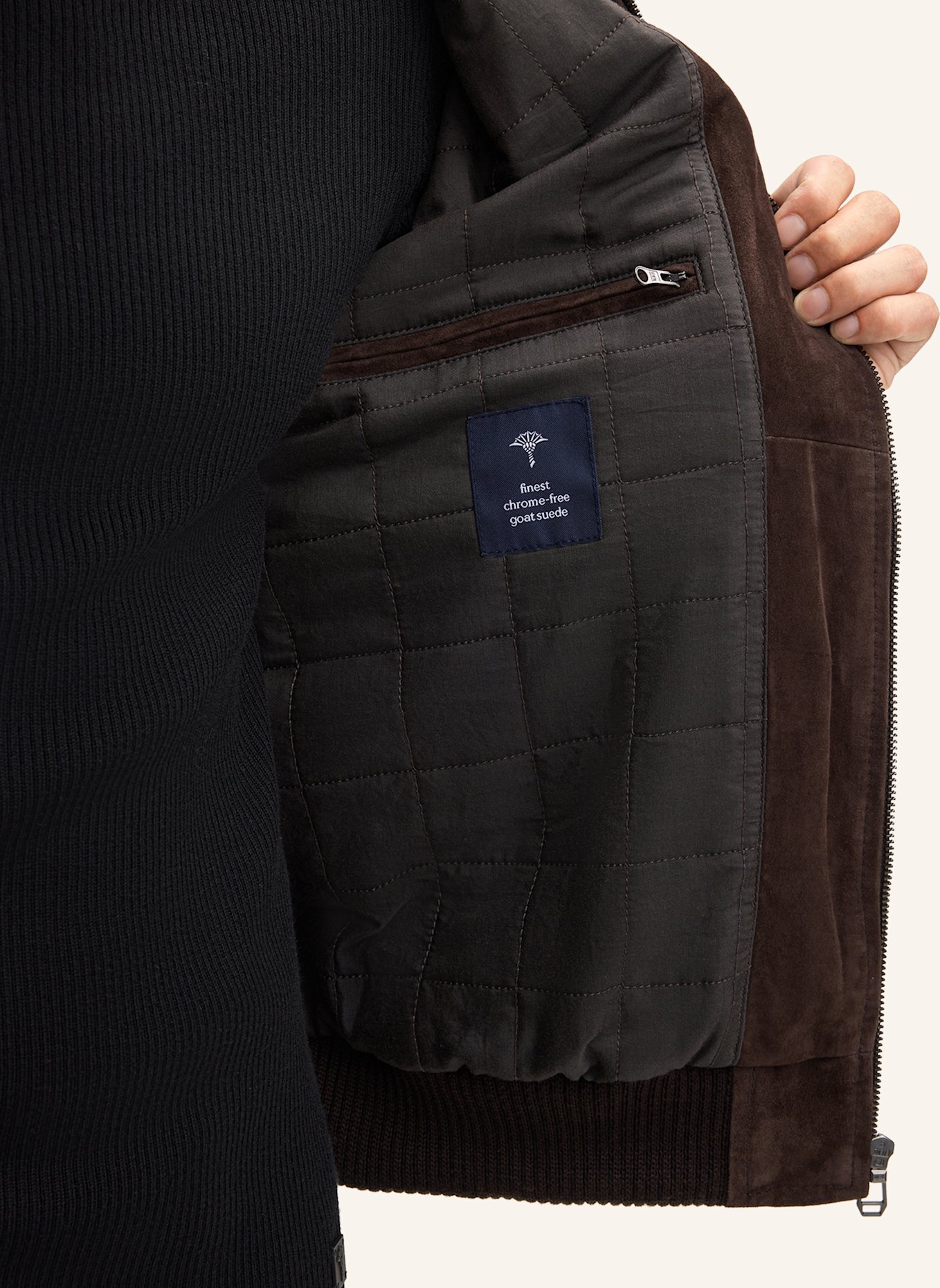 JOOP! Lederjacke: DUNKELBRAUN