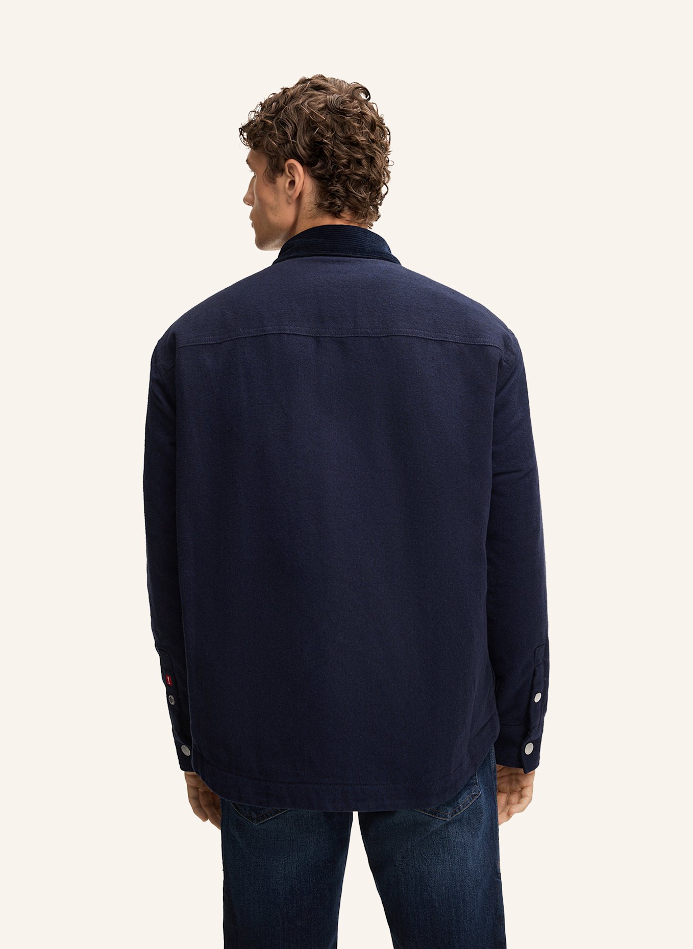 JOOP! JEANS Overshirt Casual Fit: DUNKELBLAU