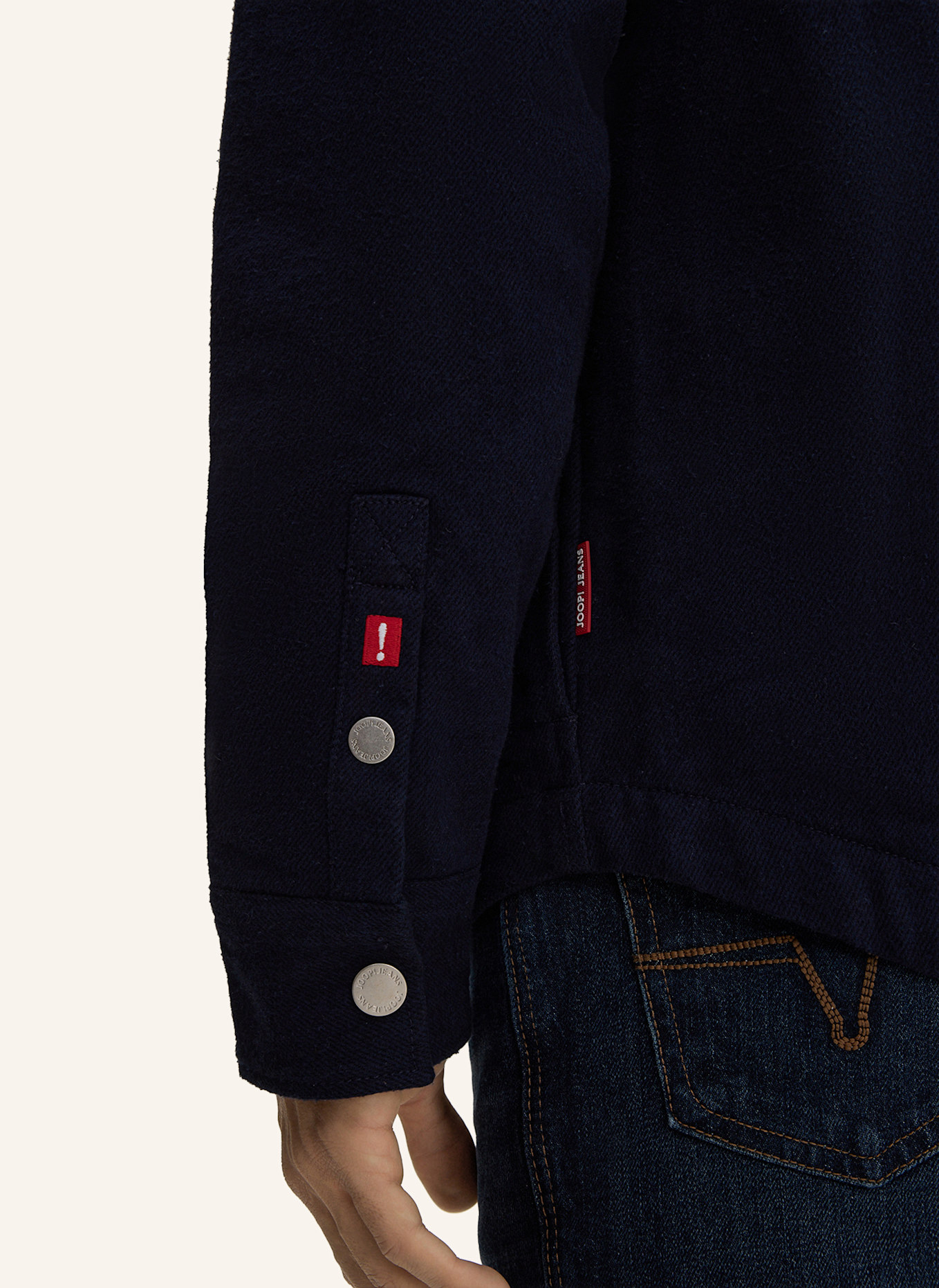JOOP! JEANS Overshirt Casual Fit: DUNKELBLAU