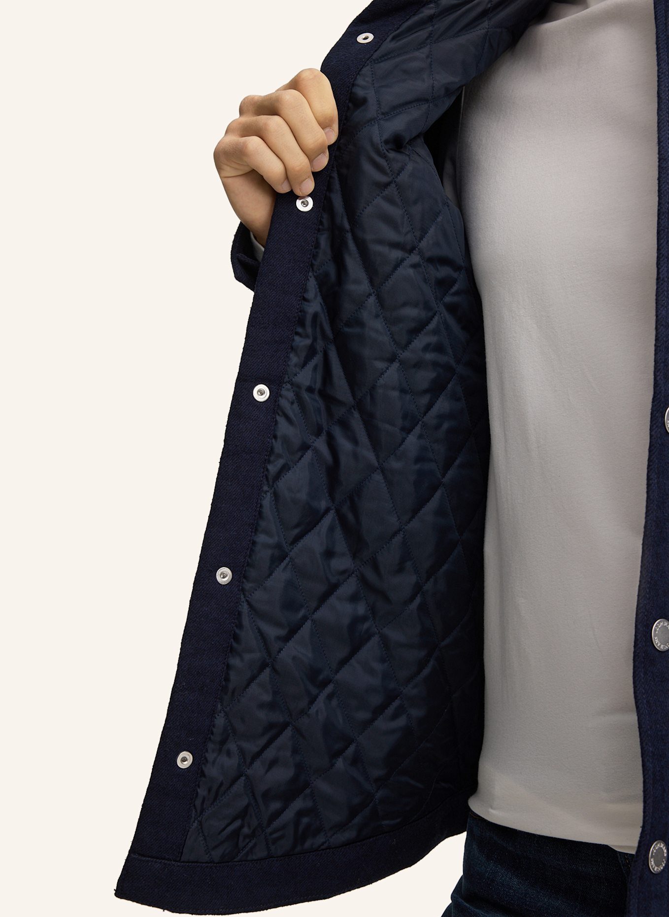 JOOP! JEANS Overshirt Casual Fit: DUNKELBLAU