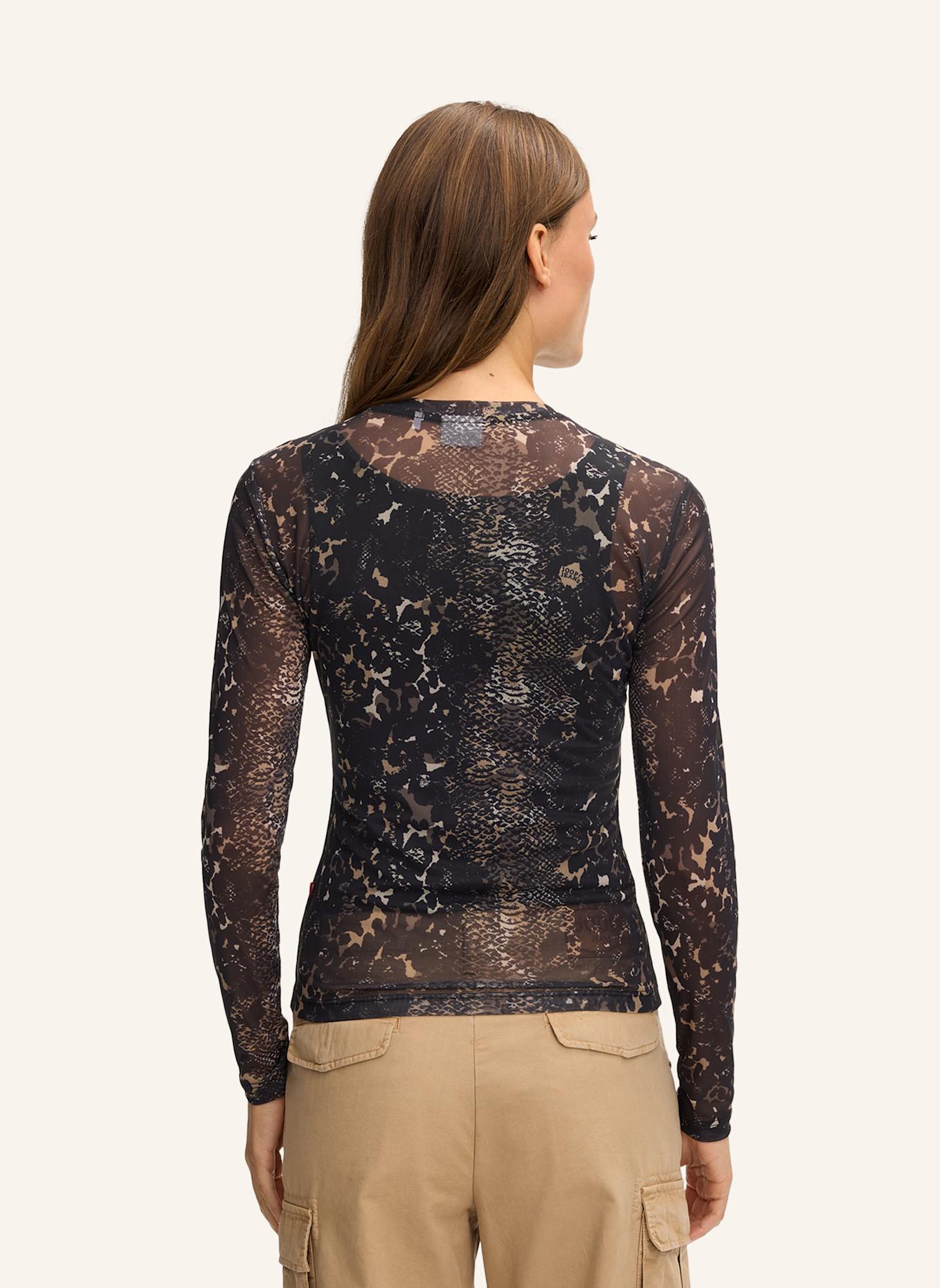 JOOP! JEANS Langarmshirt: BRAUN/ BEIGE