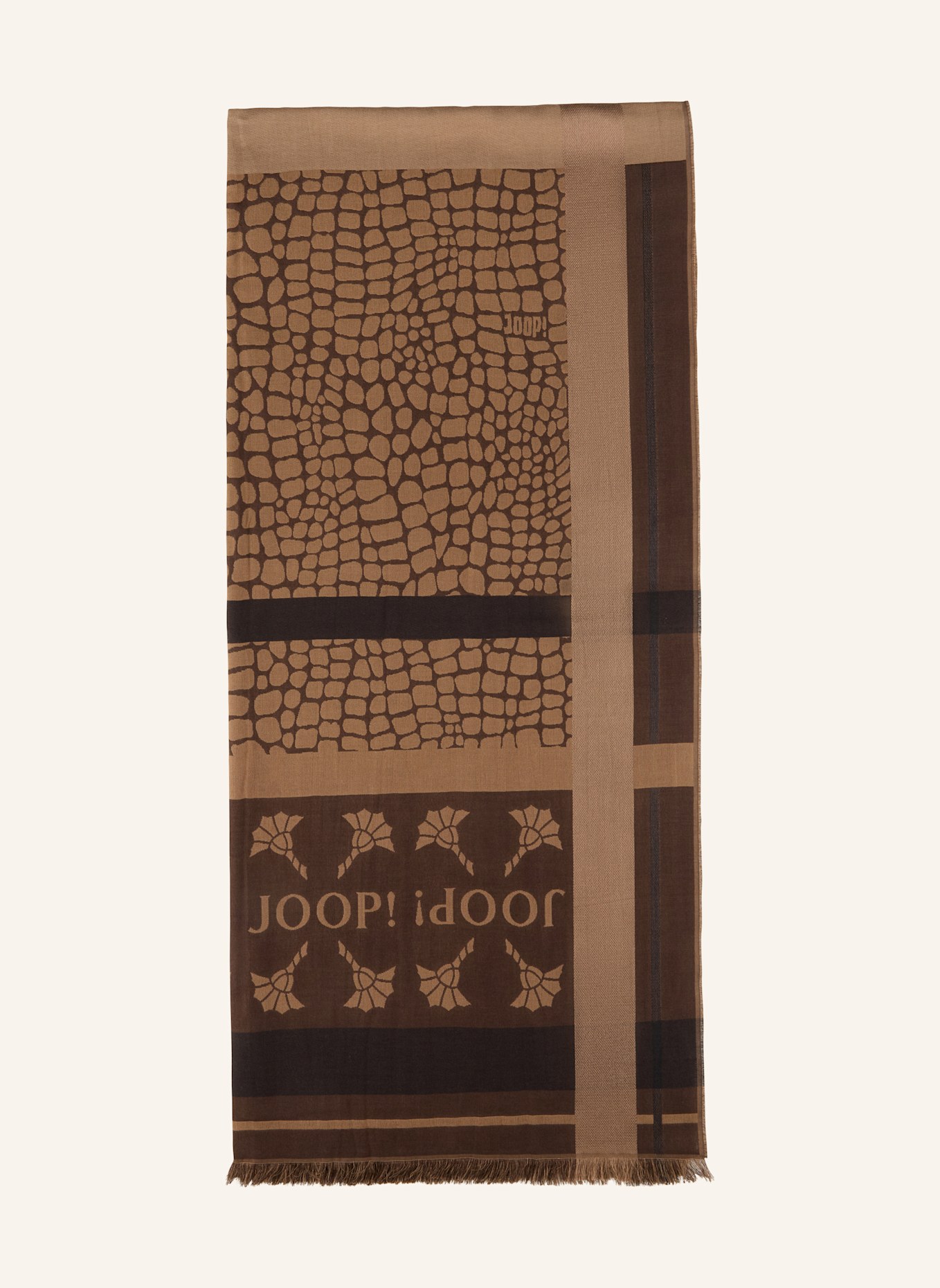 JOOP! Schal ALESSIA: BRAUN/ BEIGE